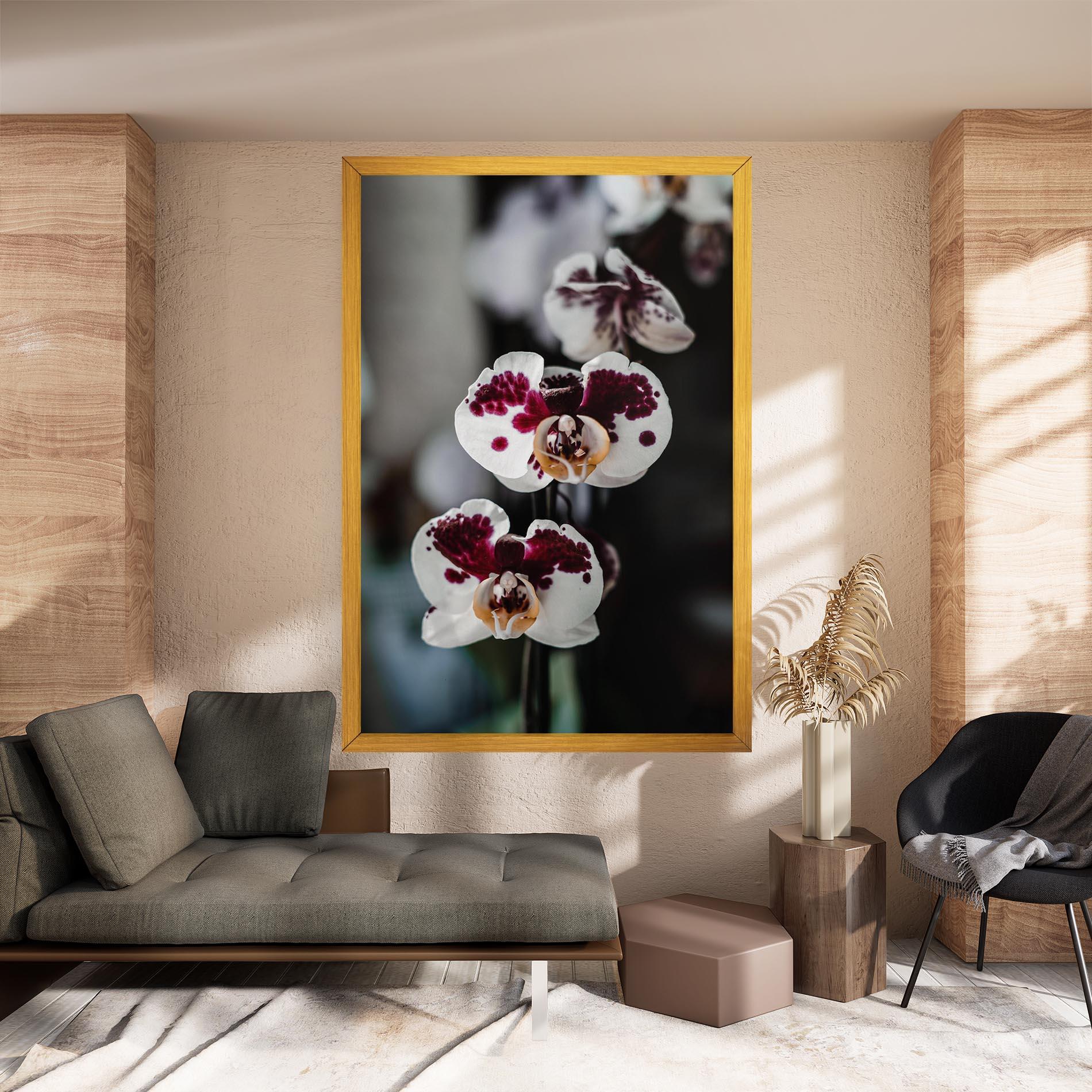 Vászonkép Dark Purple Orchid mockup 8