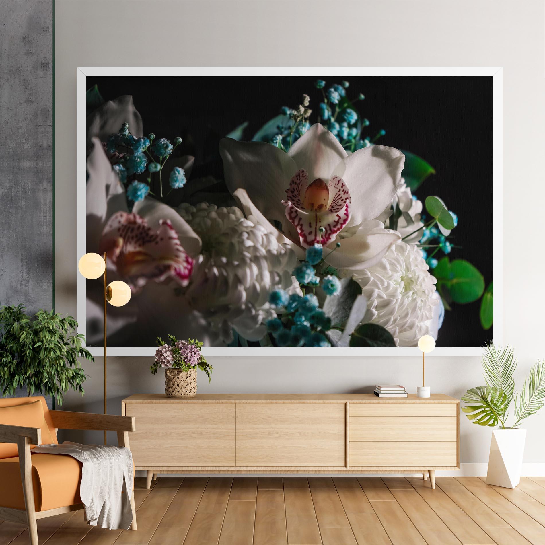 Vászonkép Orchids mockup 9