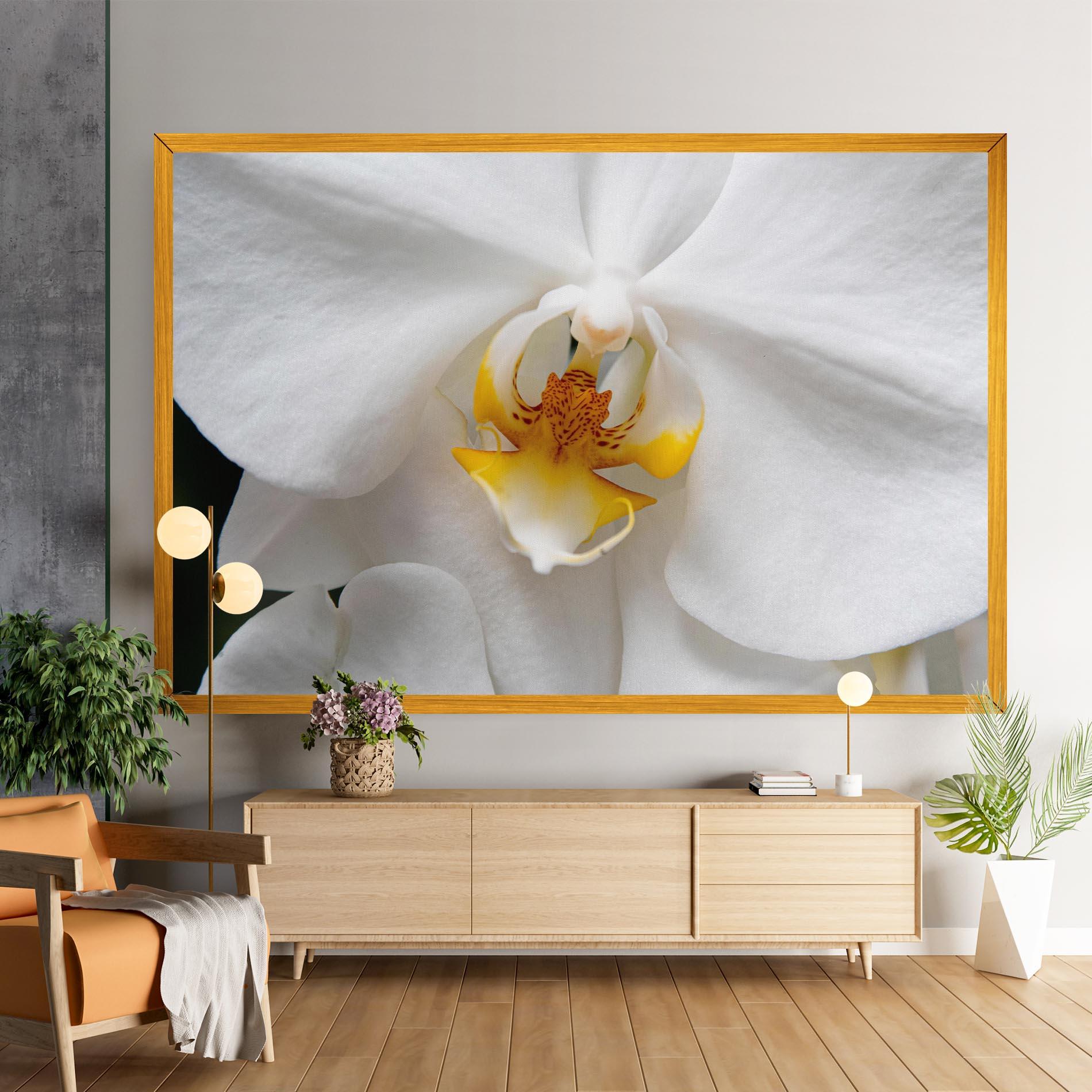Vászonkép Big Orchid Close Up mockup 9