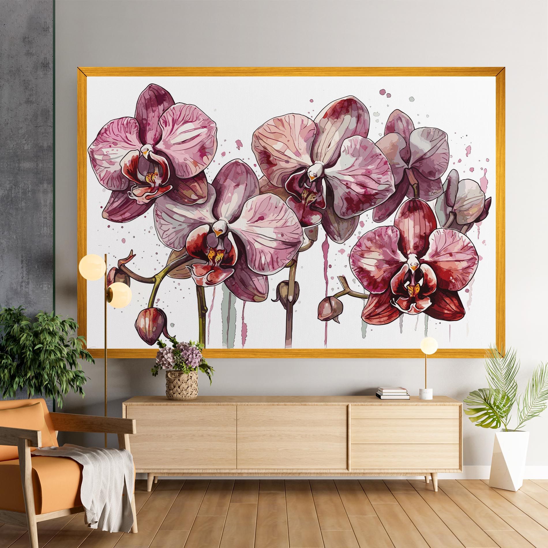 Orchid Art mockup 9
