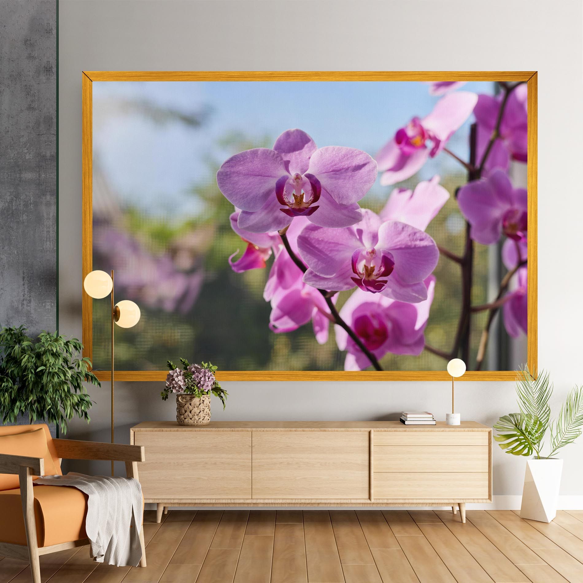 Orchids In The Garden mockup 9