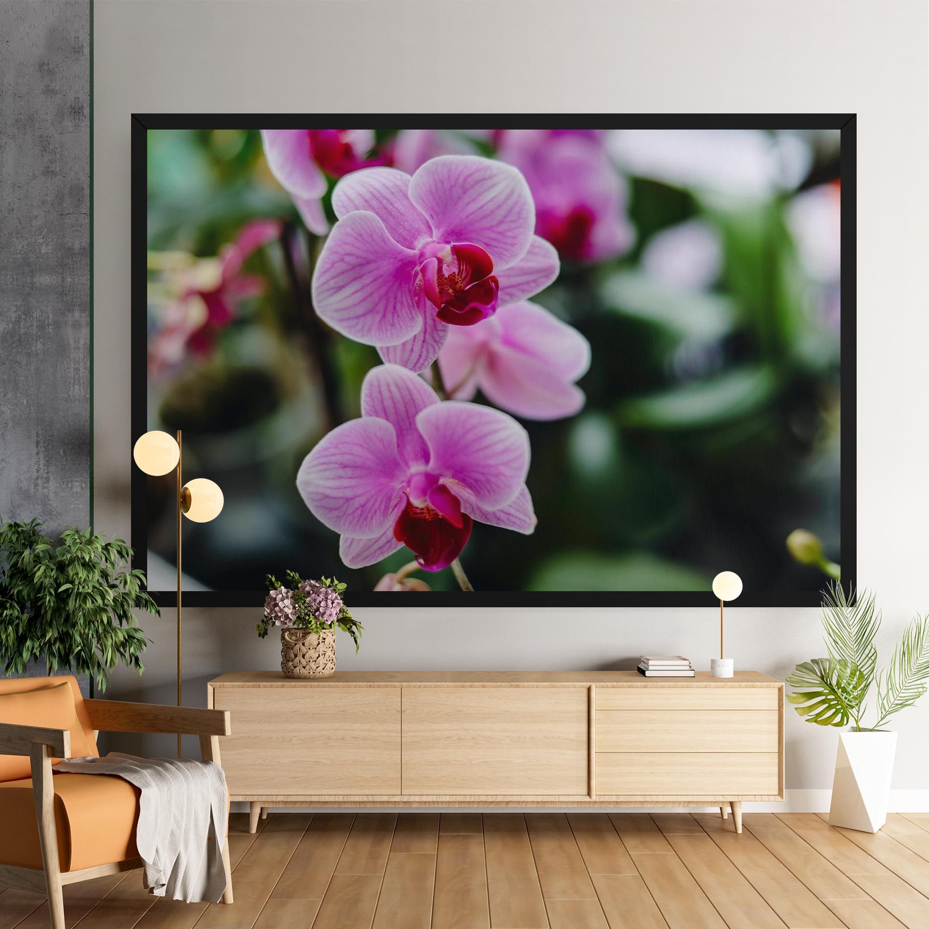 Garden Purple Orchids mockup 9