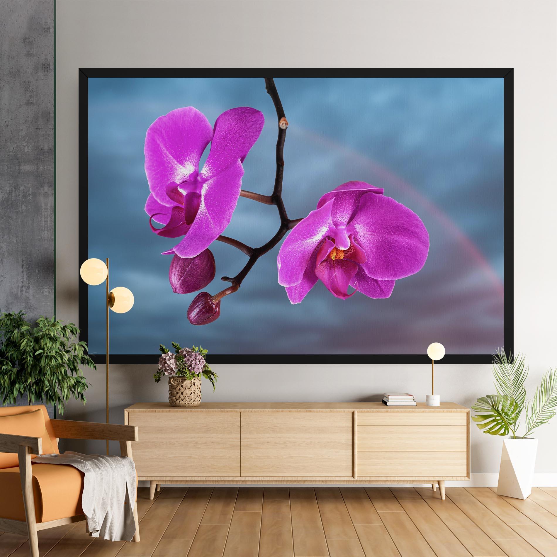 Vászonkép Sky Purple Orchid mockup 9