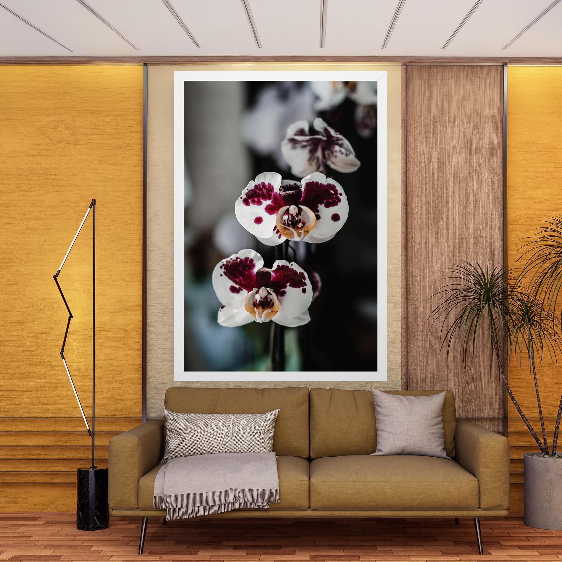 Vászonkép Dark Purple Orchid mockup 9