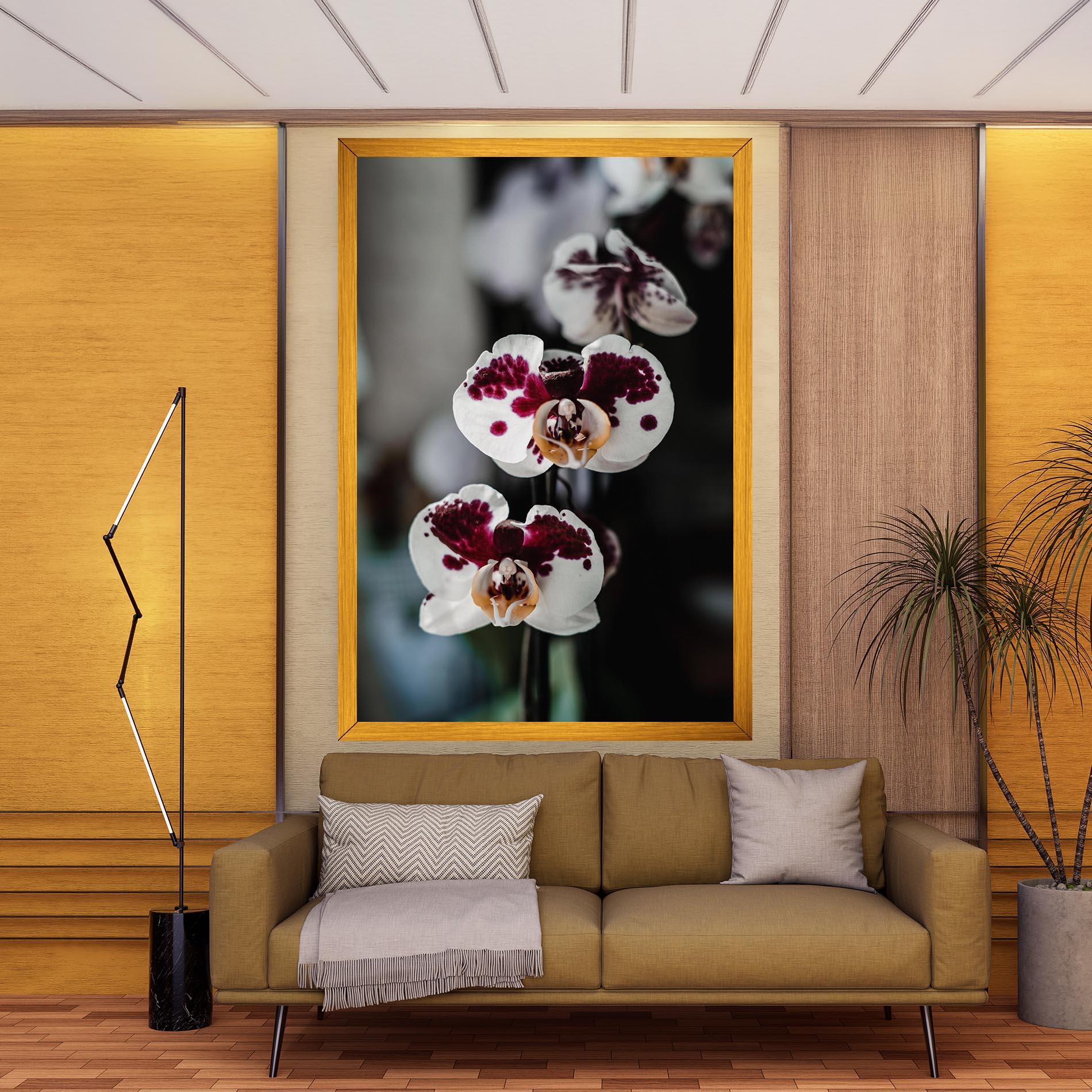 Vászonkép Dark Purple Orchid mockup 9