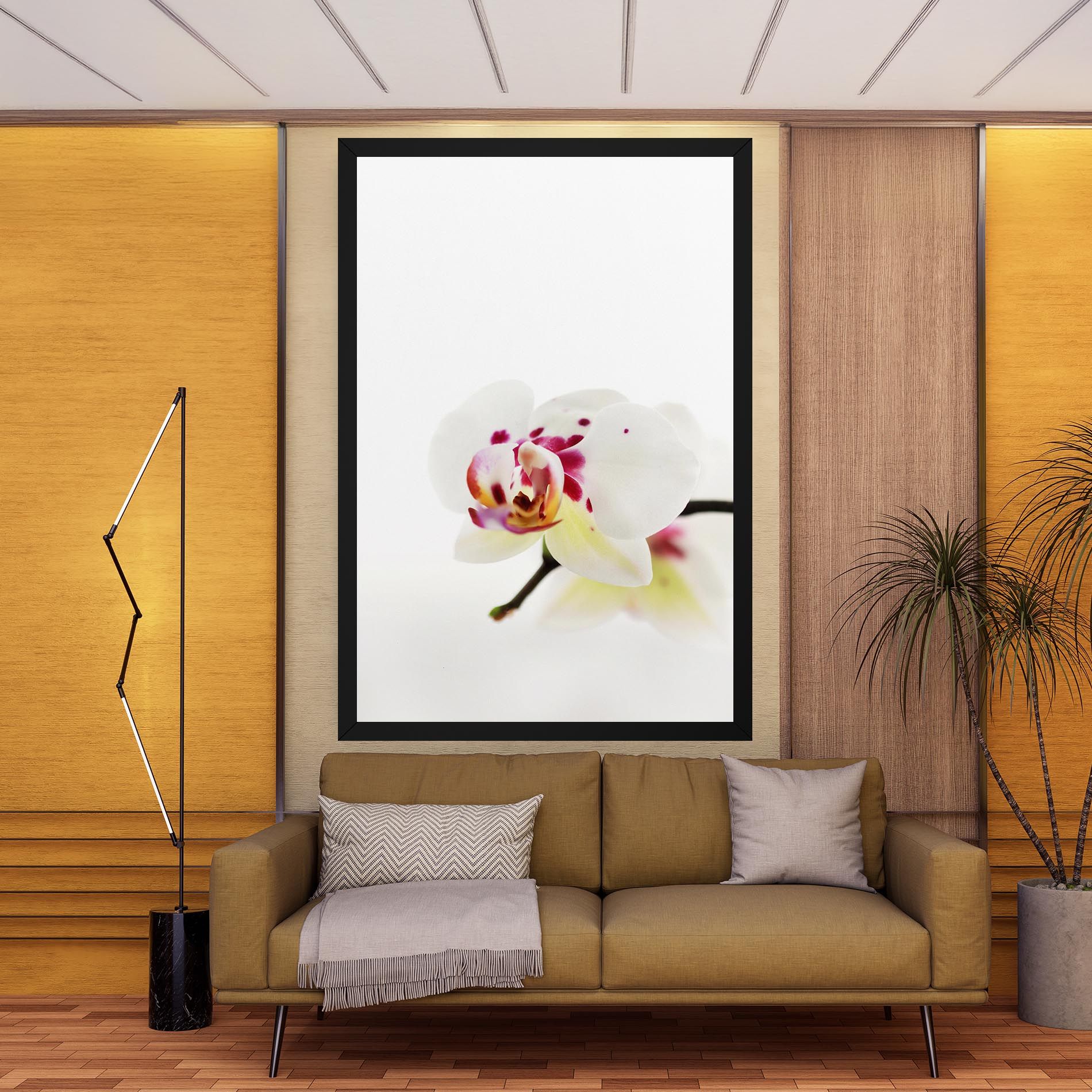 Clean White Orchid mockup 9