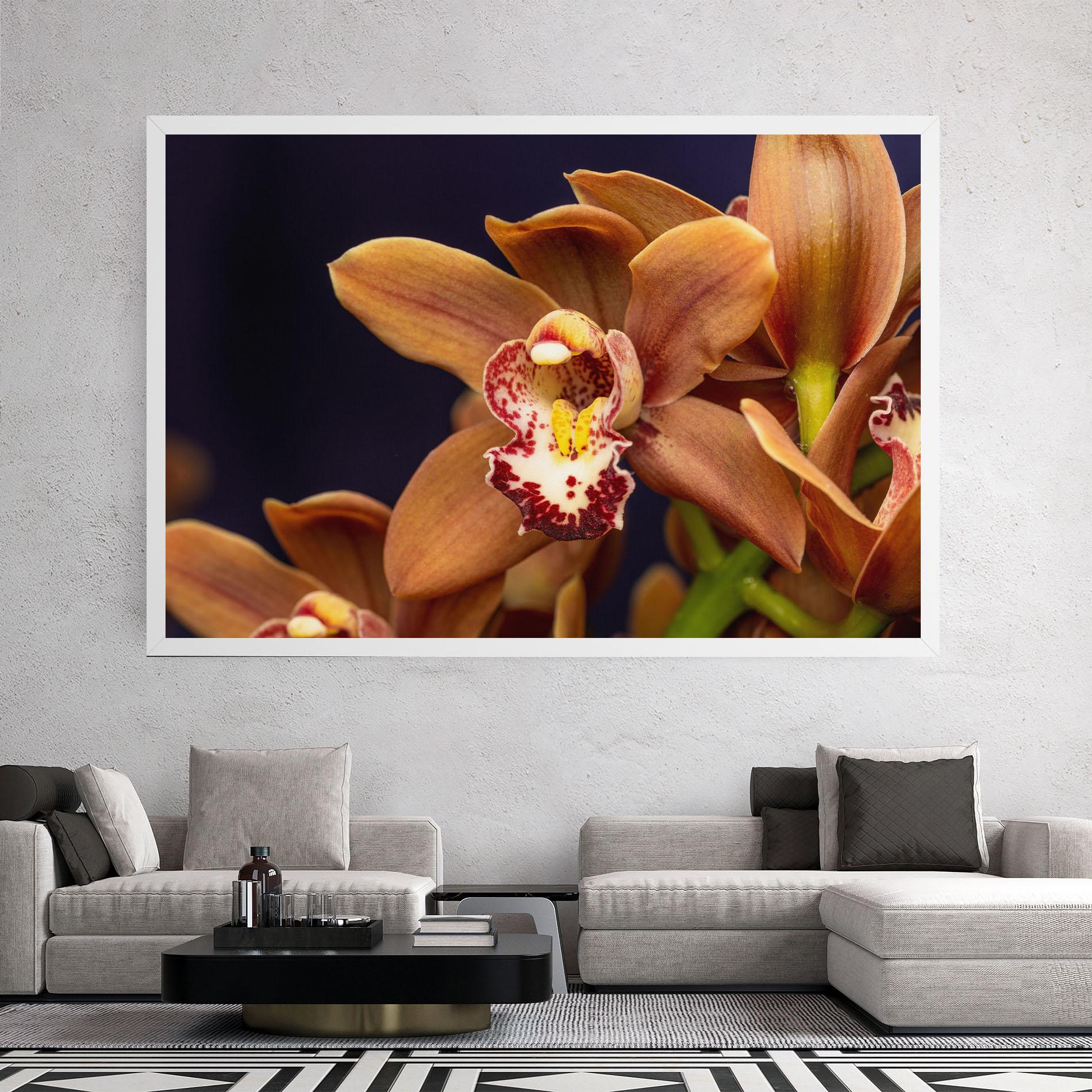 Vászonkép Dirty Orange Orchid mockup 2