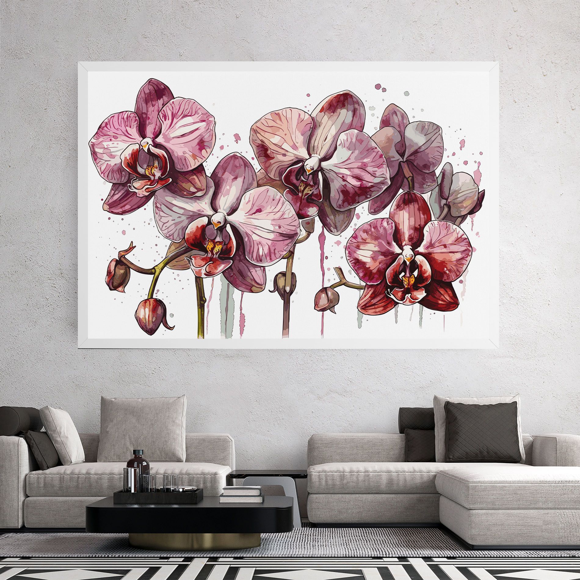 Orchid Art mockup 2