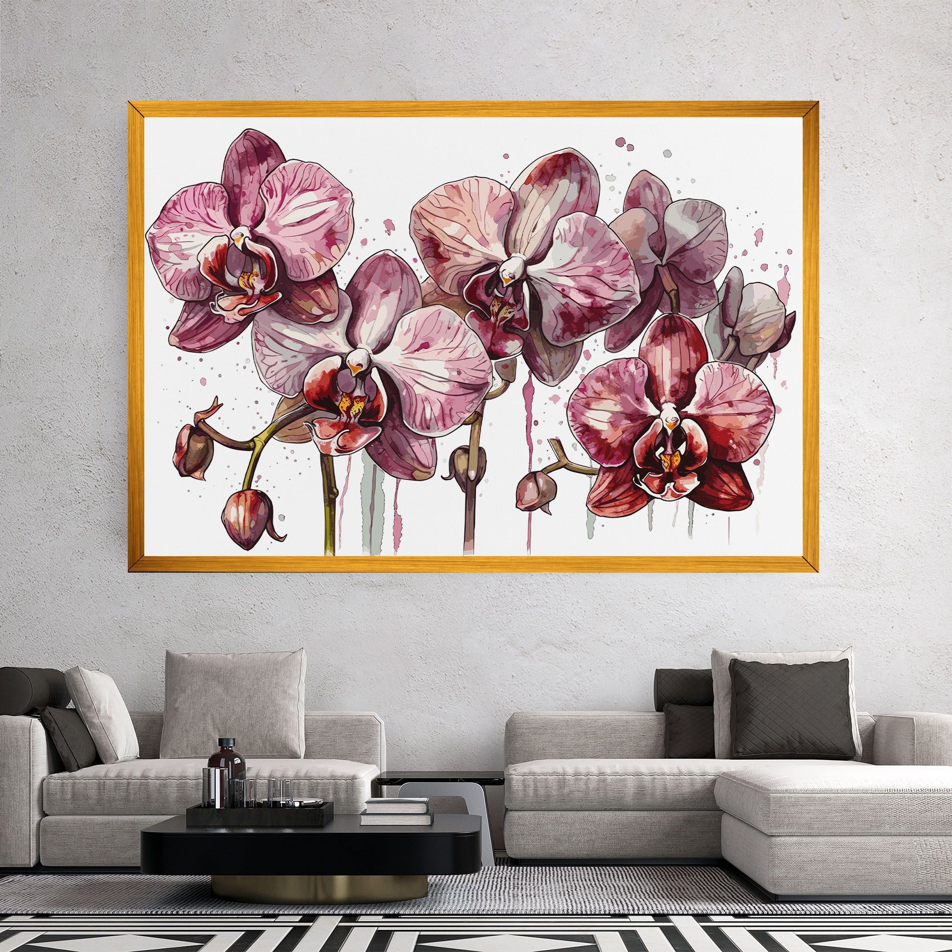 Orchid Art mockup 2