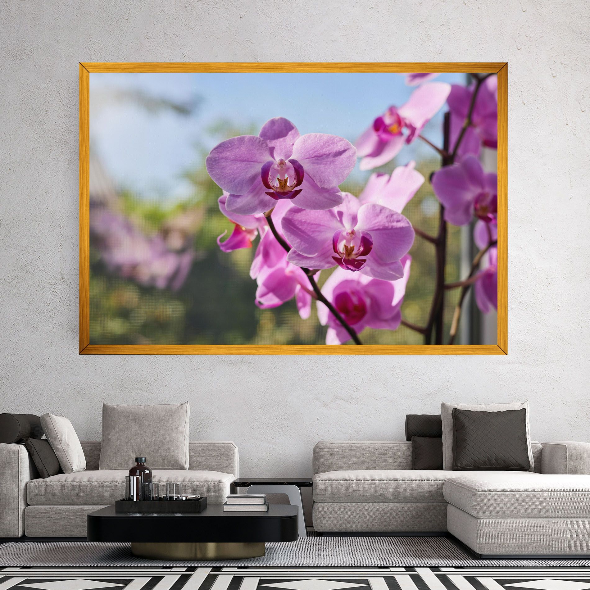 Orchids In The Garden mockup 2