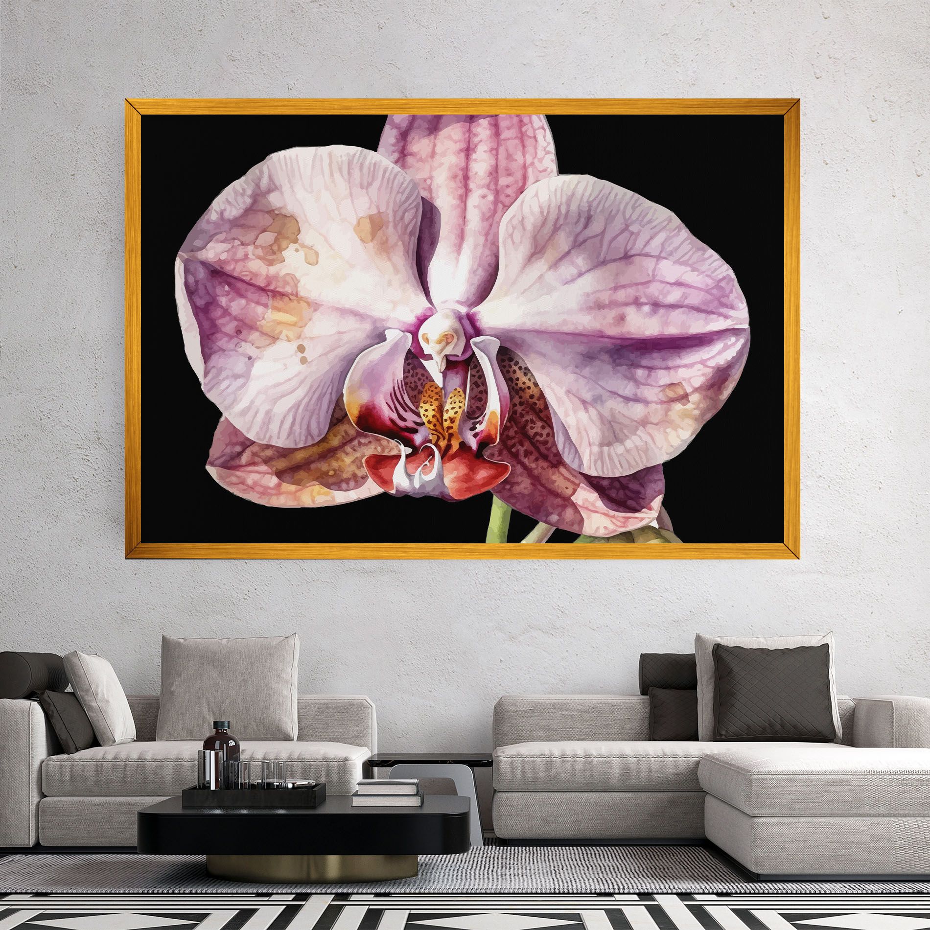 Painted Orchid mockup 2