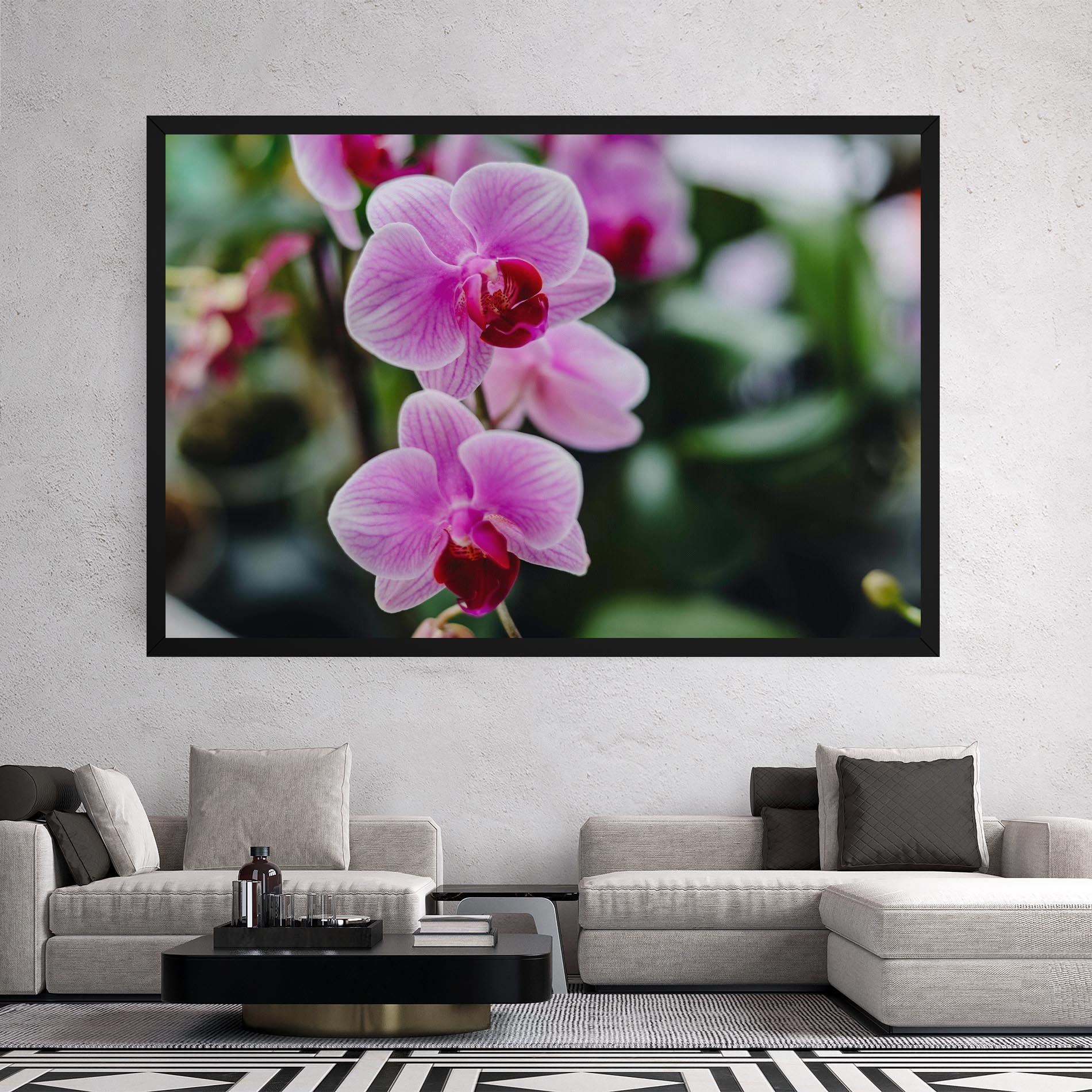 Garden Purple Orchids mockup 2