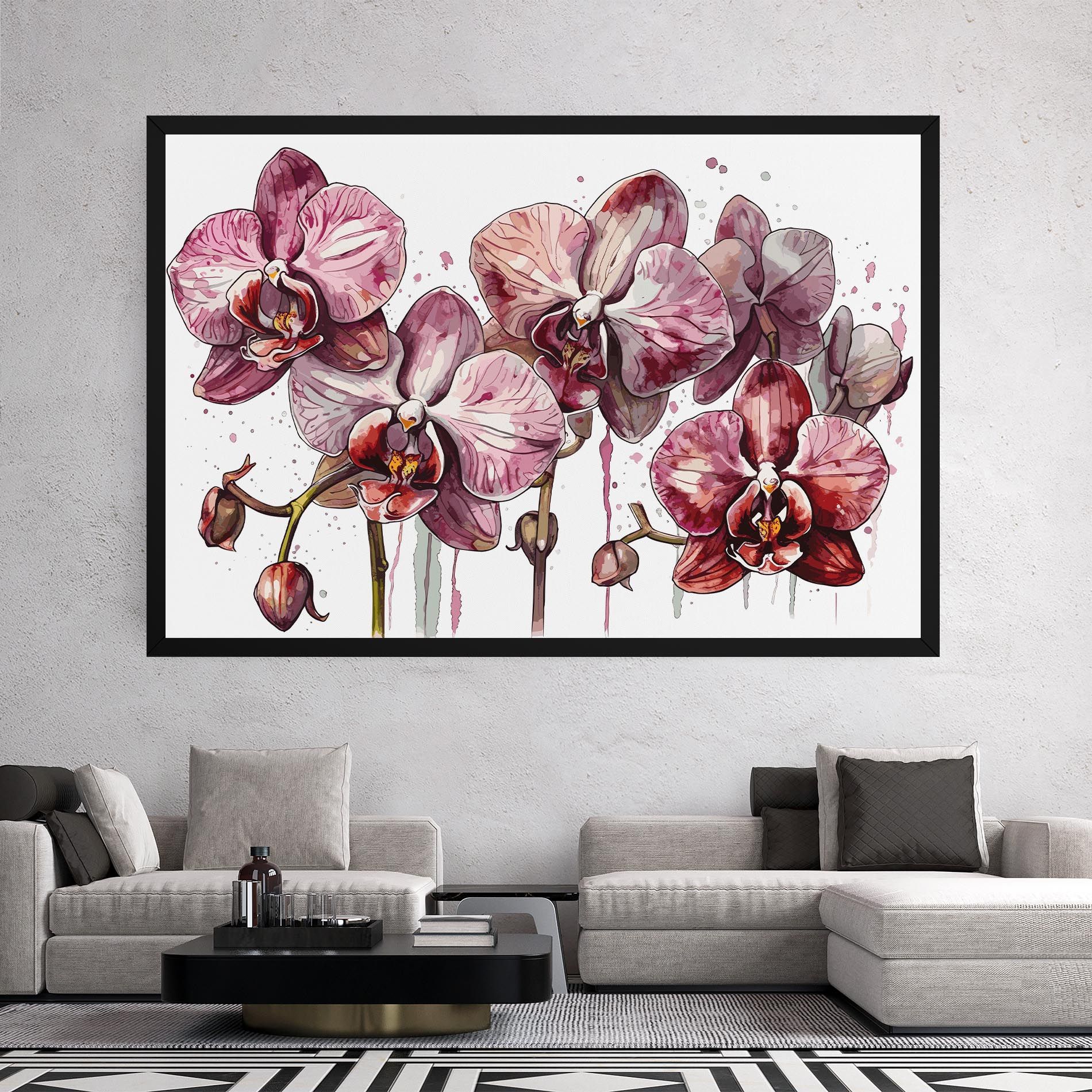 Orchid Art mockup 2