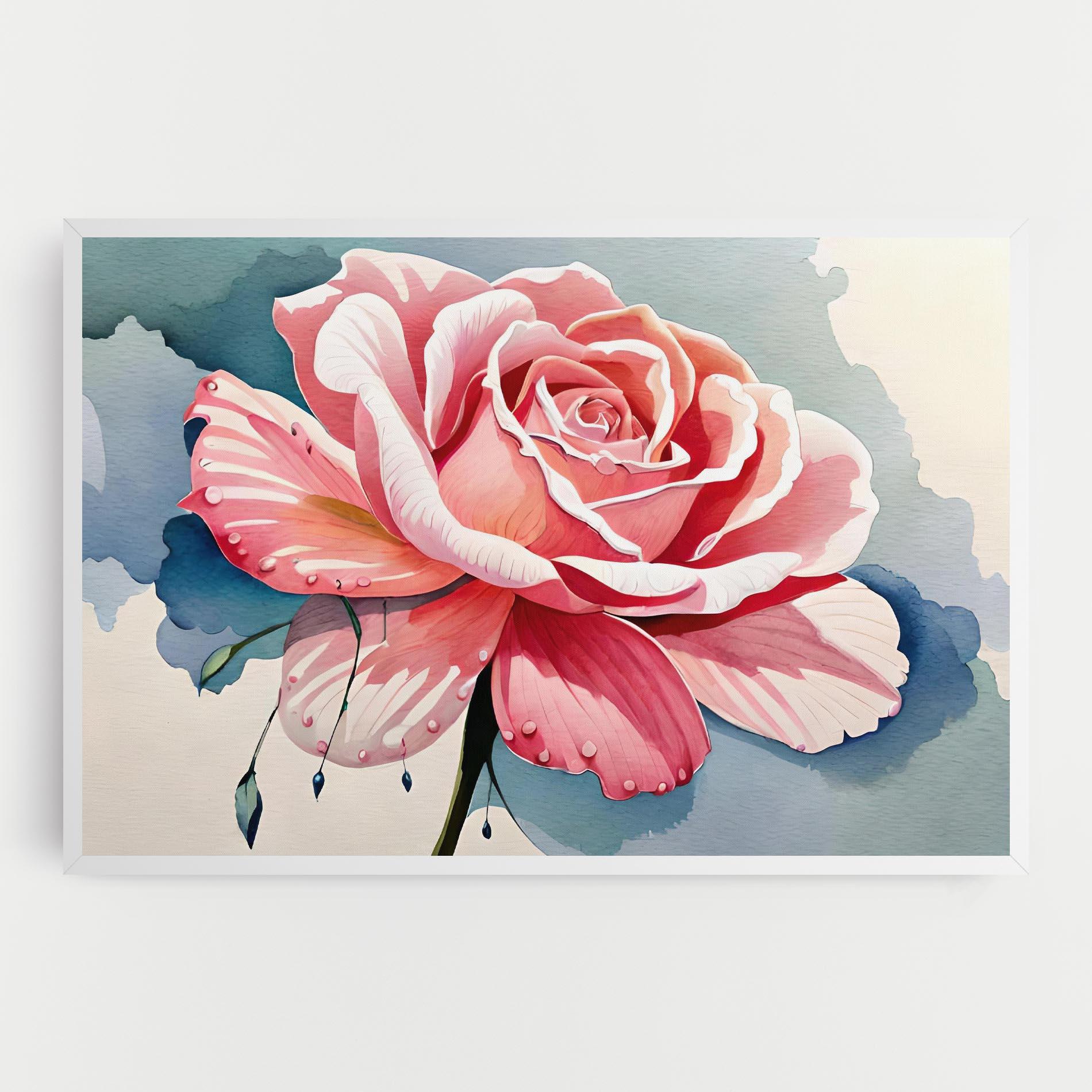 Vászonkép Bih Pink Rose mockup 0