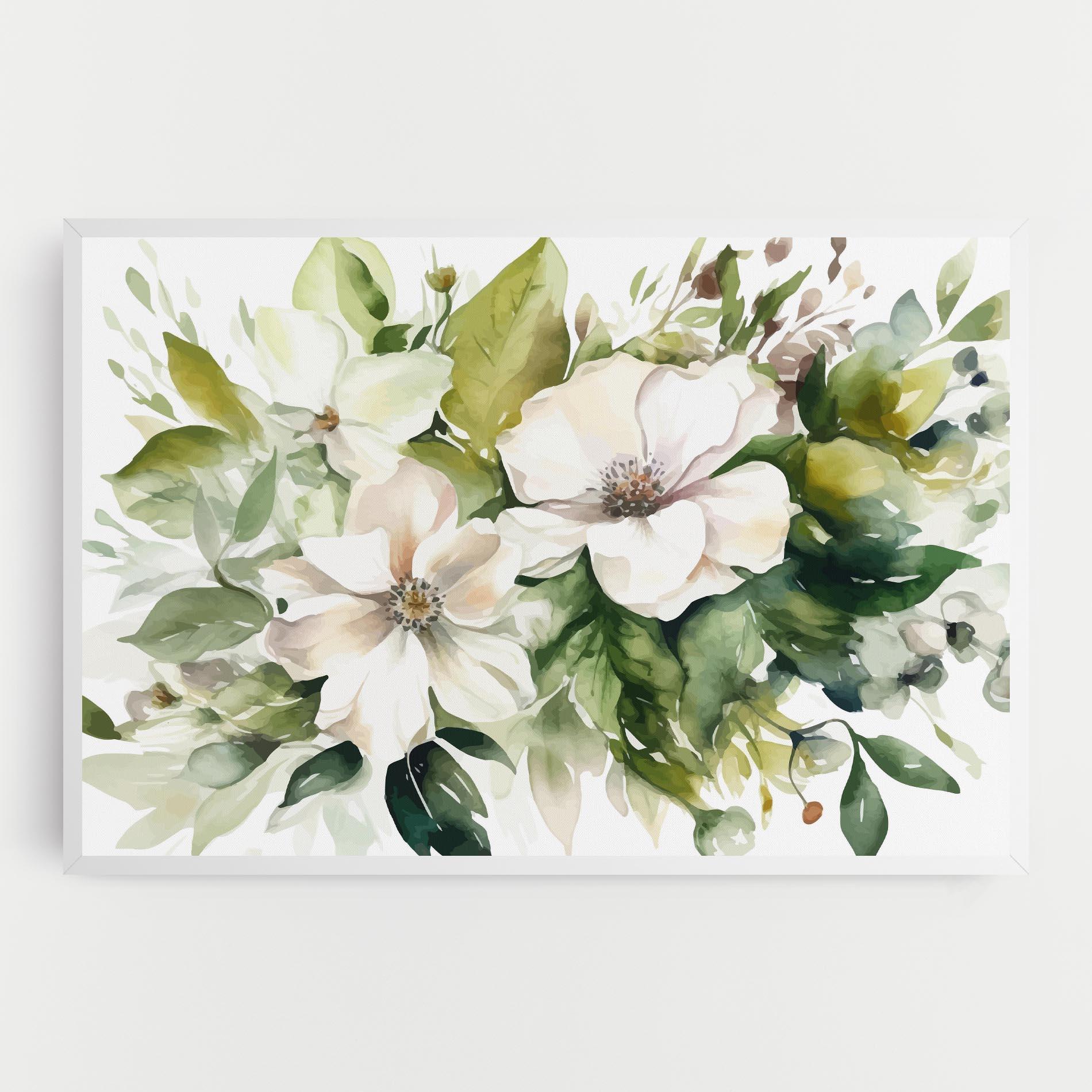 Vászonkép Opened Rose mockup 0