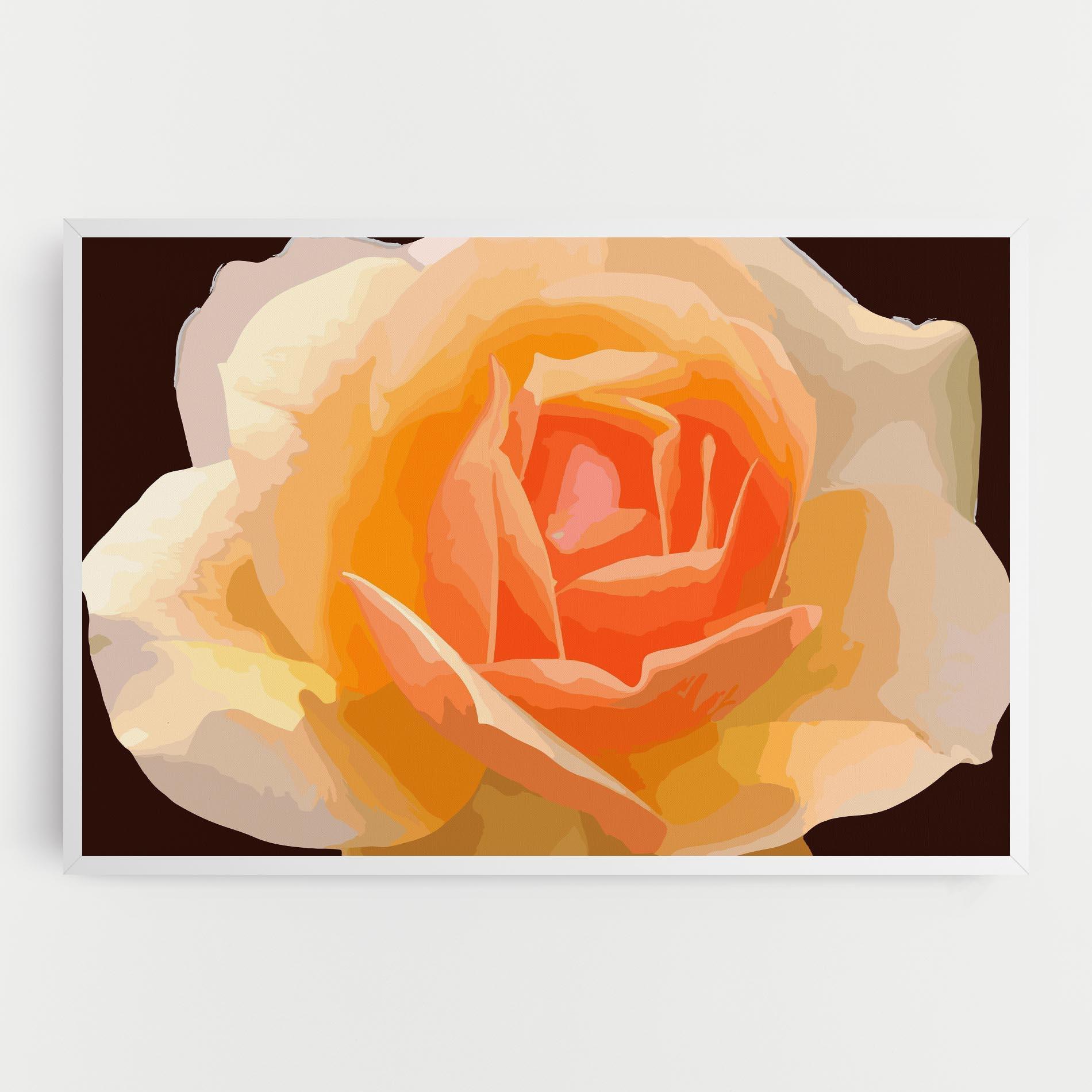 Vászonkép Orange Rose Ioana mockup 0