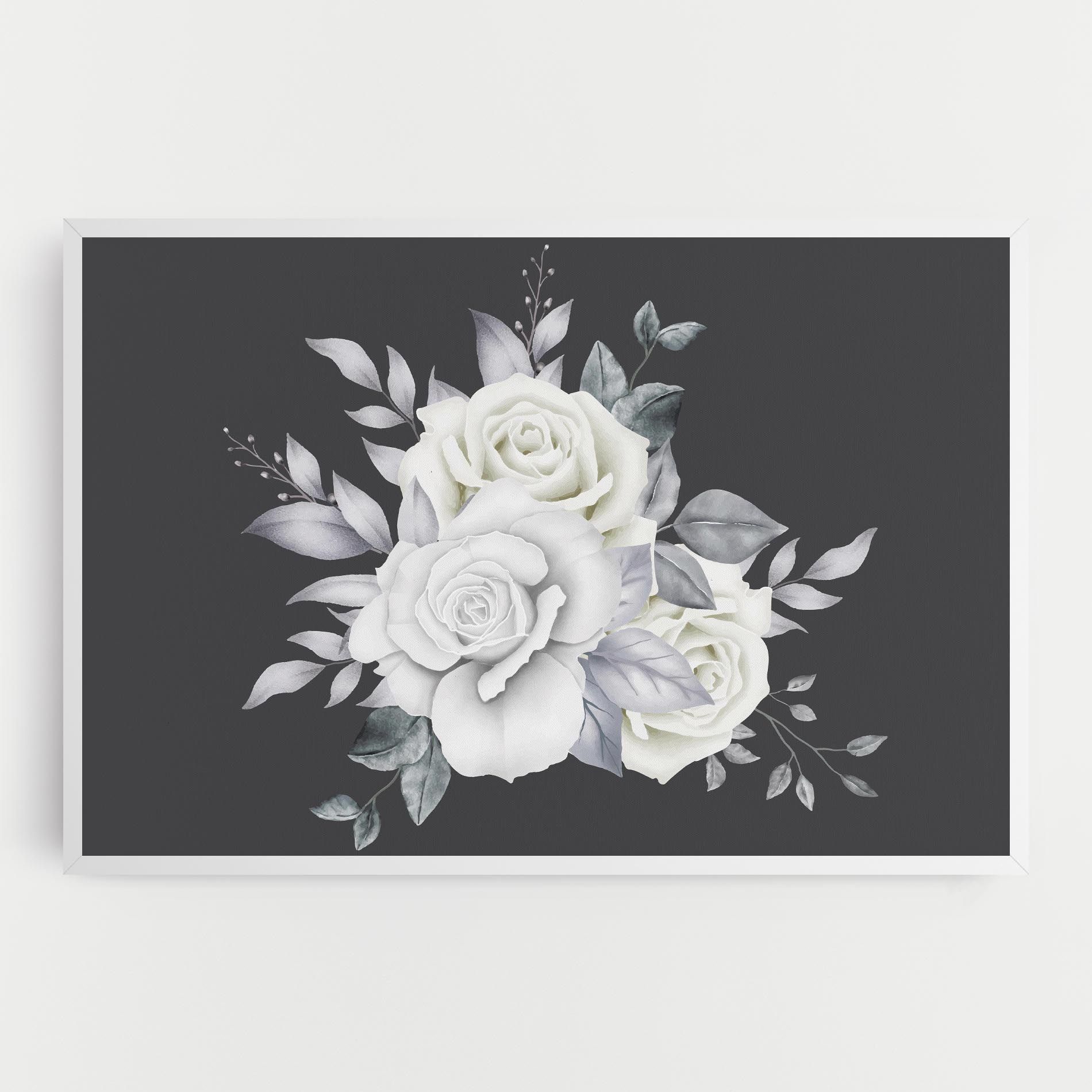 White Grey Rose mockup 0