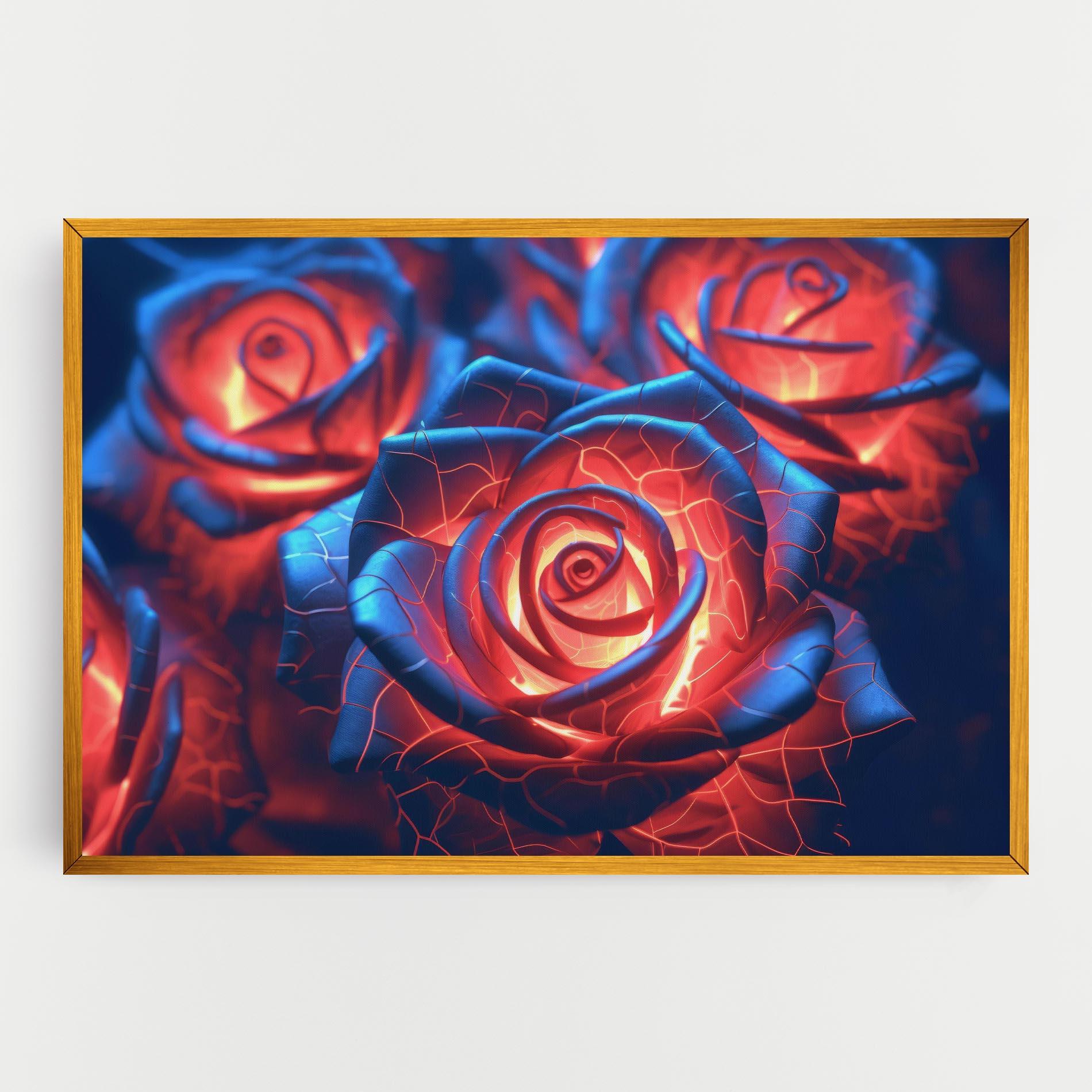 Vászonkép Glowing Roses mockup 0