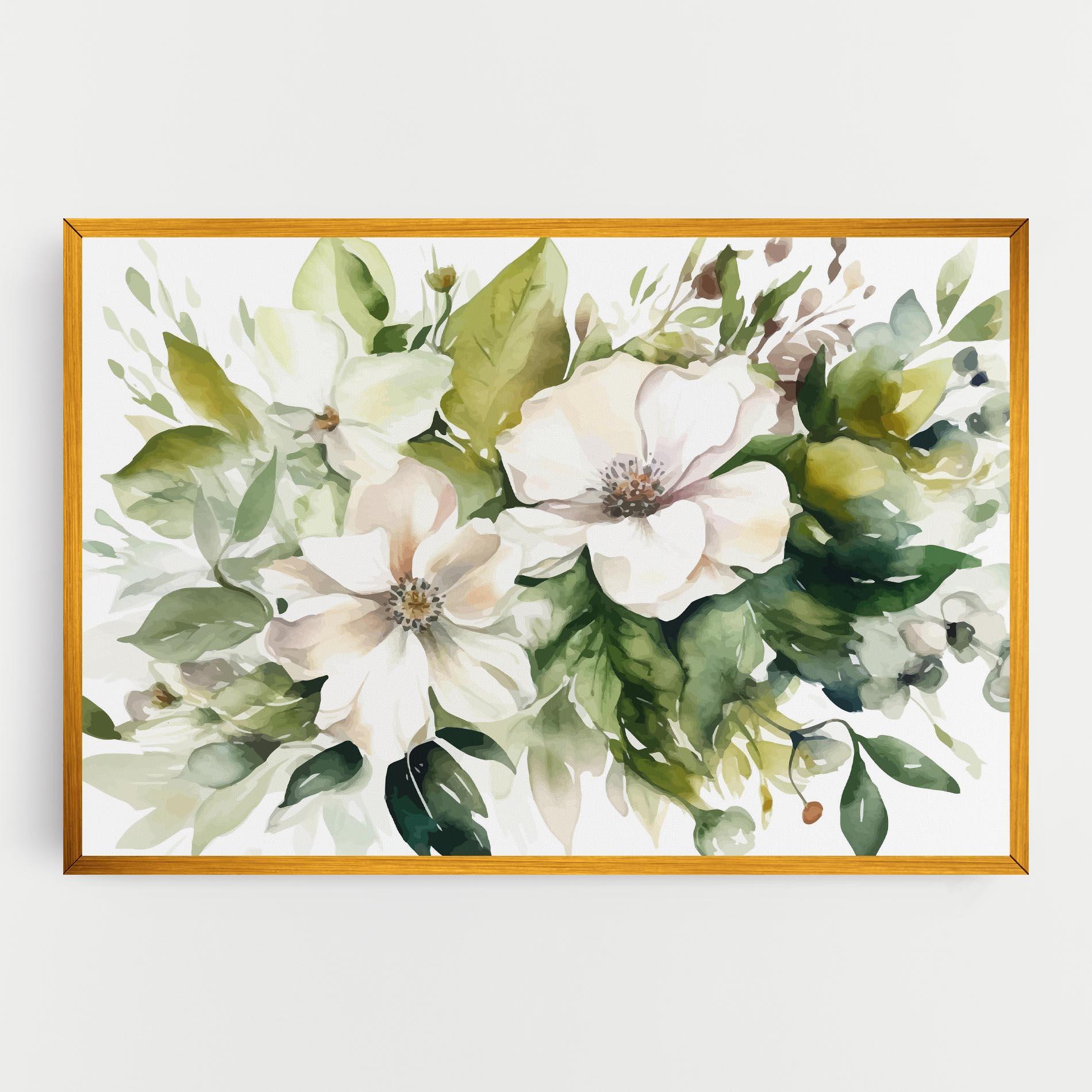 Vászonkép Opened Rose mockup 0