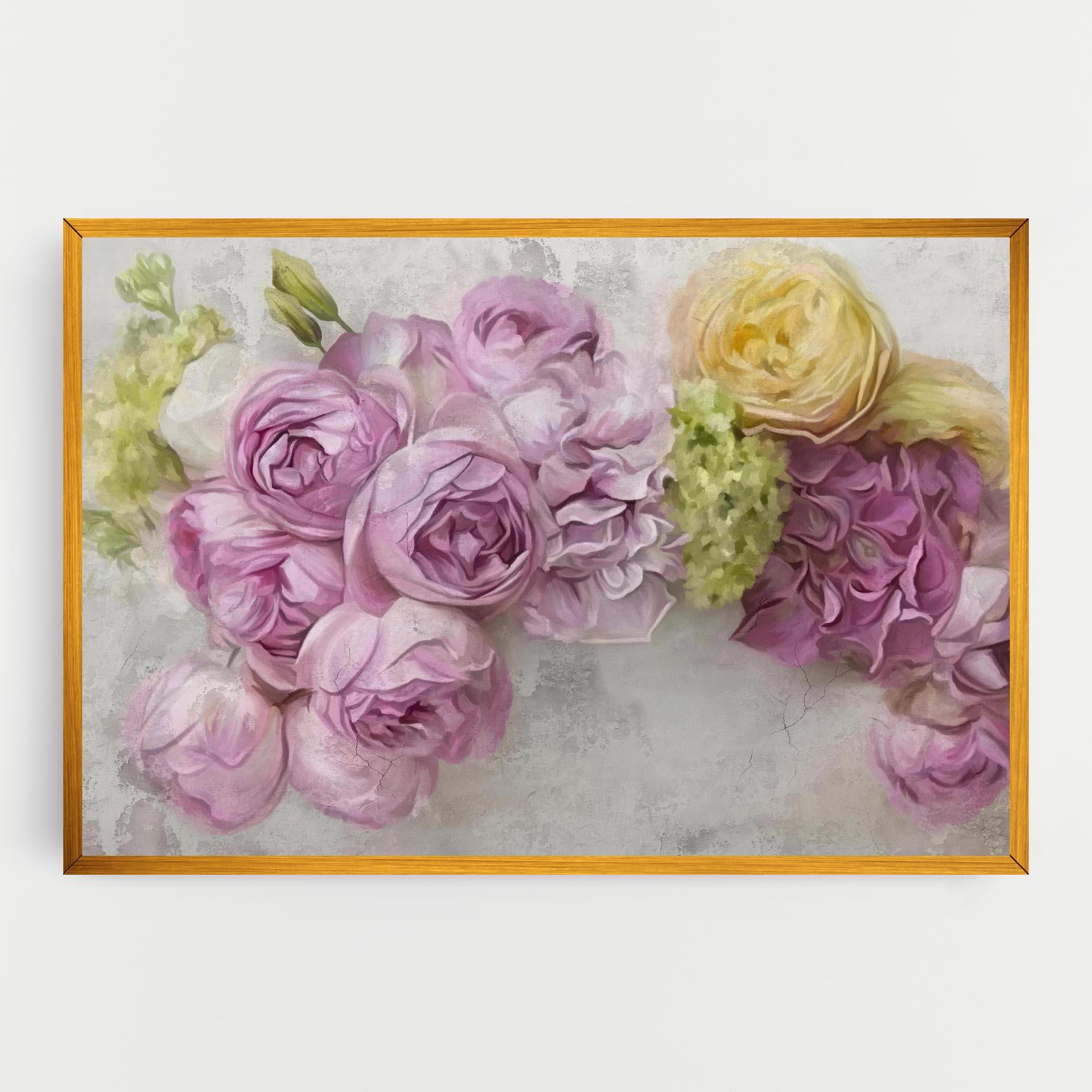 Vászonkép Trandafiri Colorati mockup 0