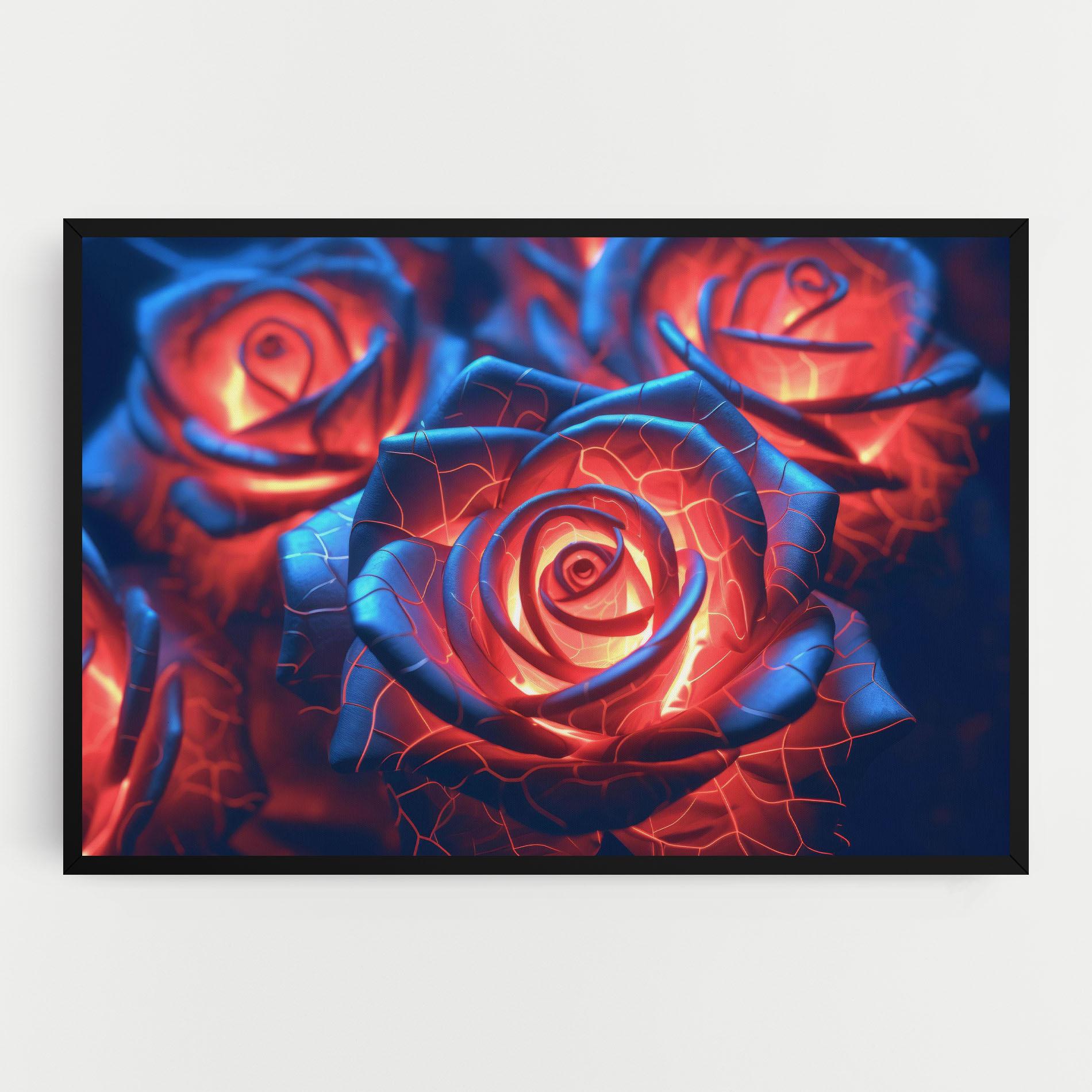 Vászonkép Glowing Roses mockup 0
