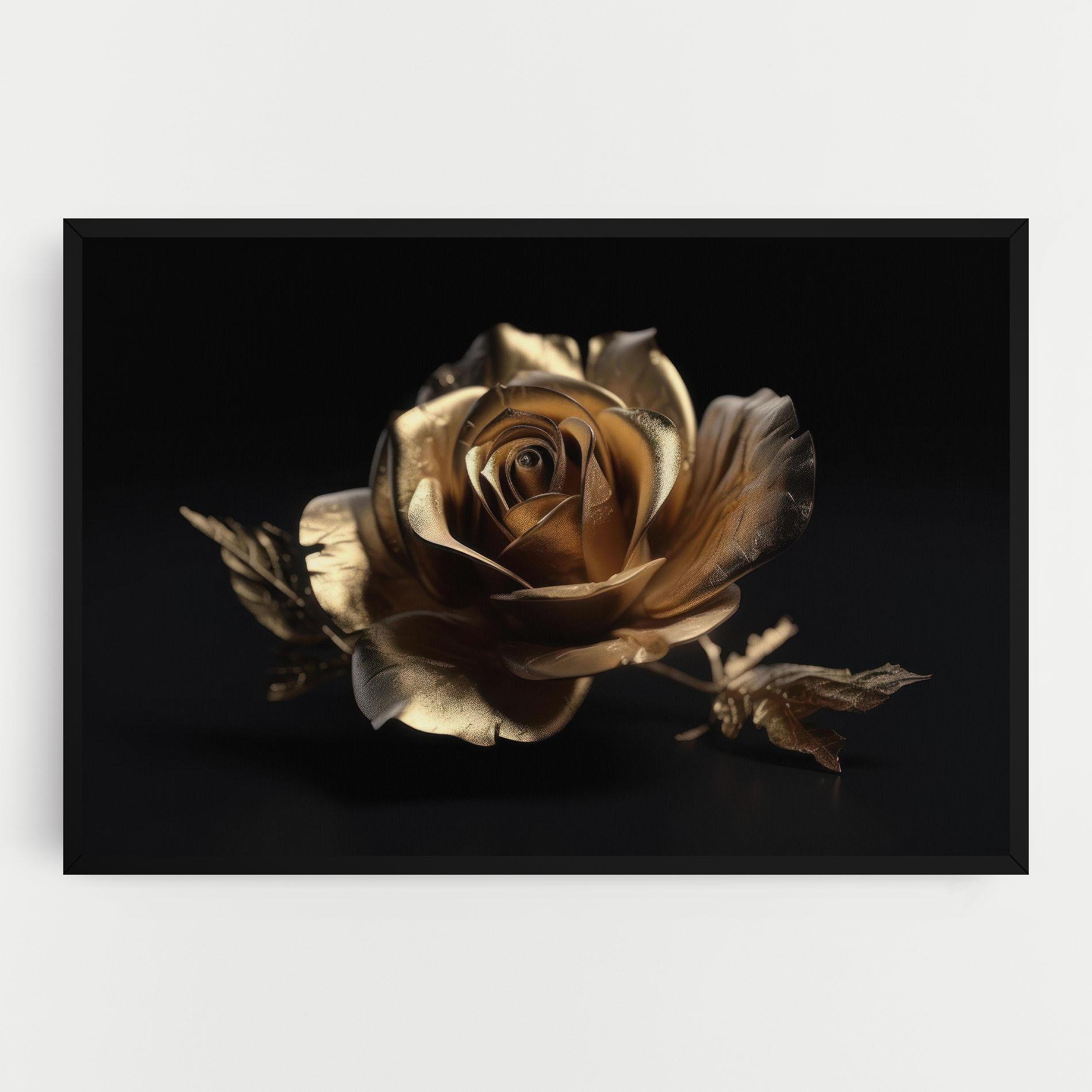 Vászonkép Gold Rose mockup 0