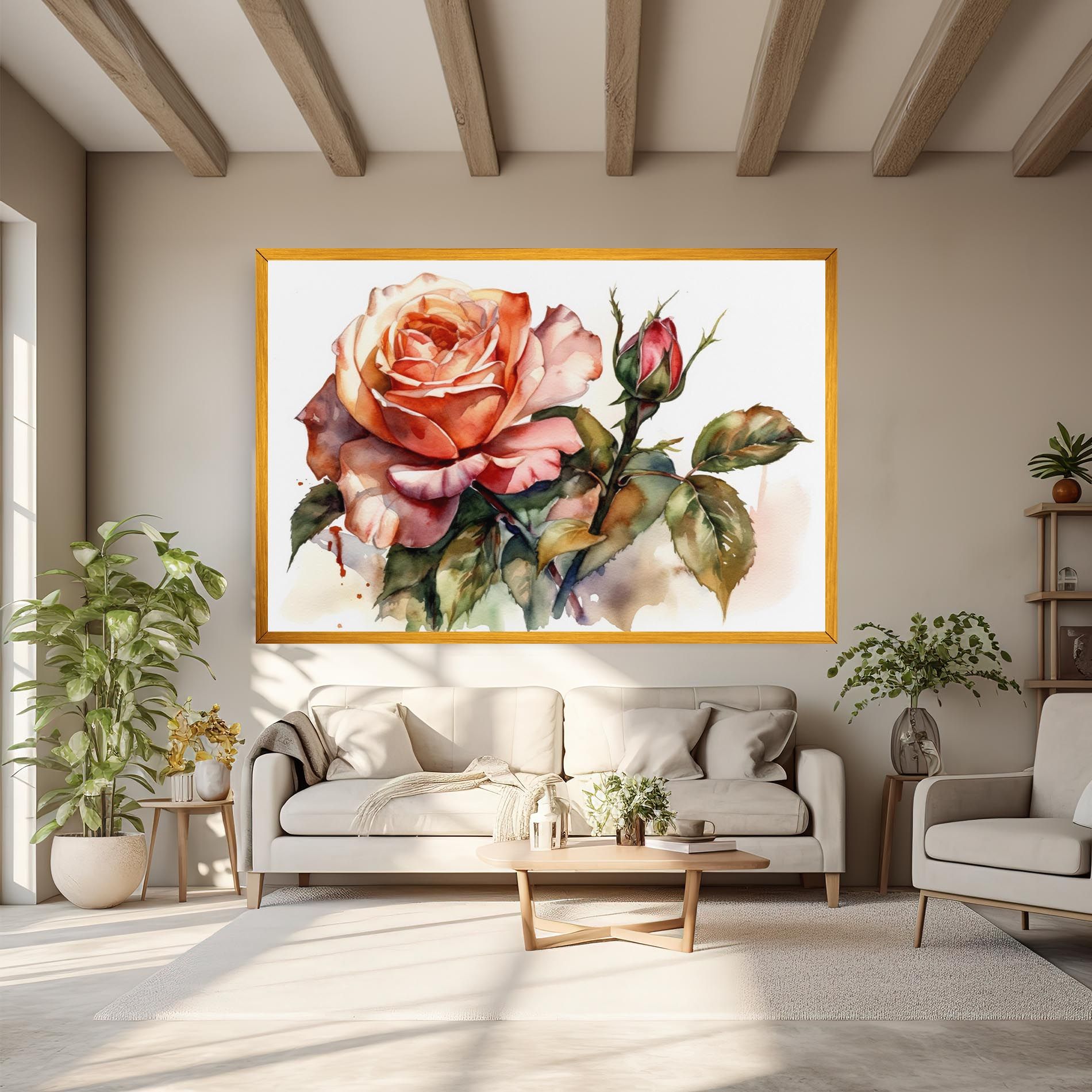 Big Rose Painted mockup 6