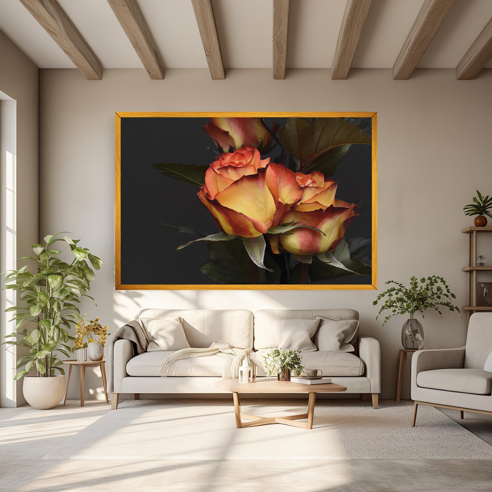 Vászonkép Orange Rose mockup 6
