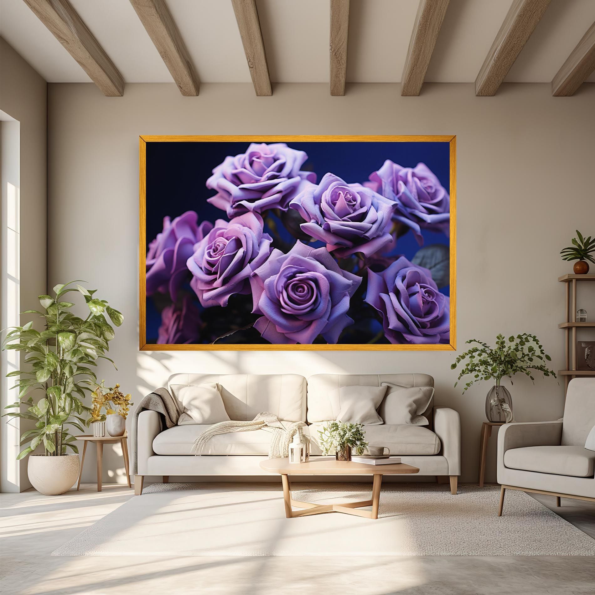Pastel Purple Rose mockup 6