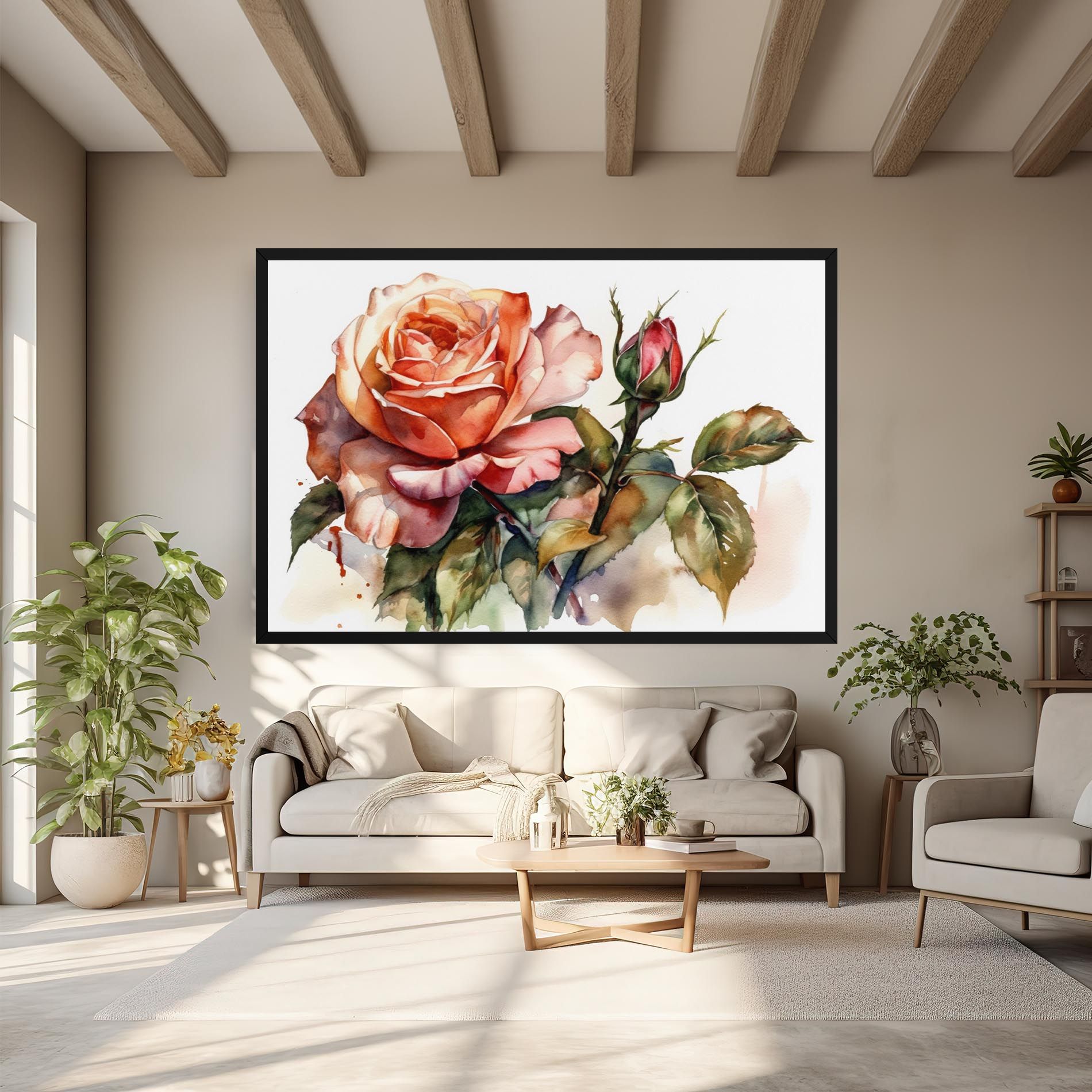 Big Rose Painted mockup 6