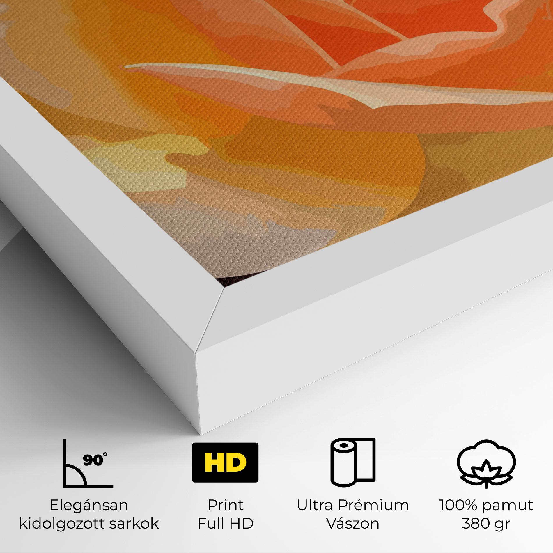 Vászonkép Orange Rose Ioana mockup 4