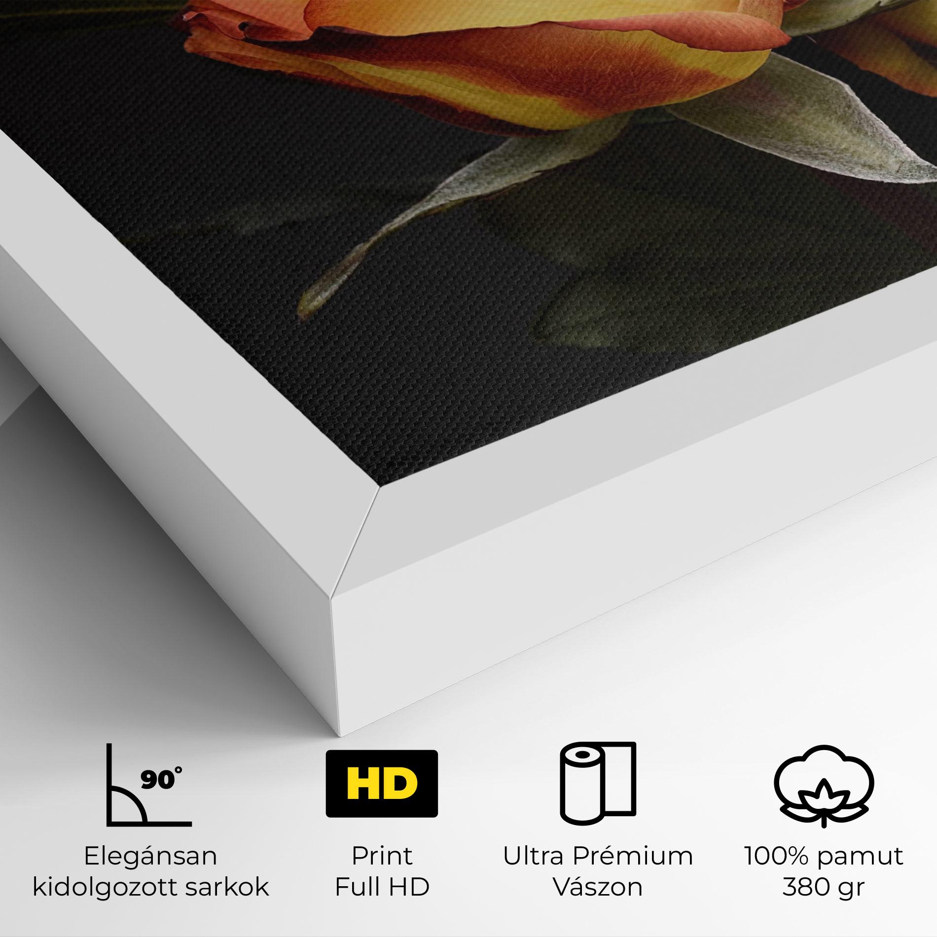 Vászonkép Orange Rose mockup 4