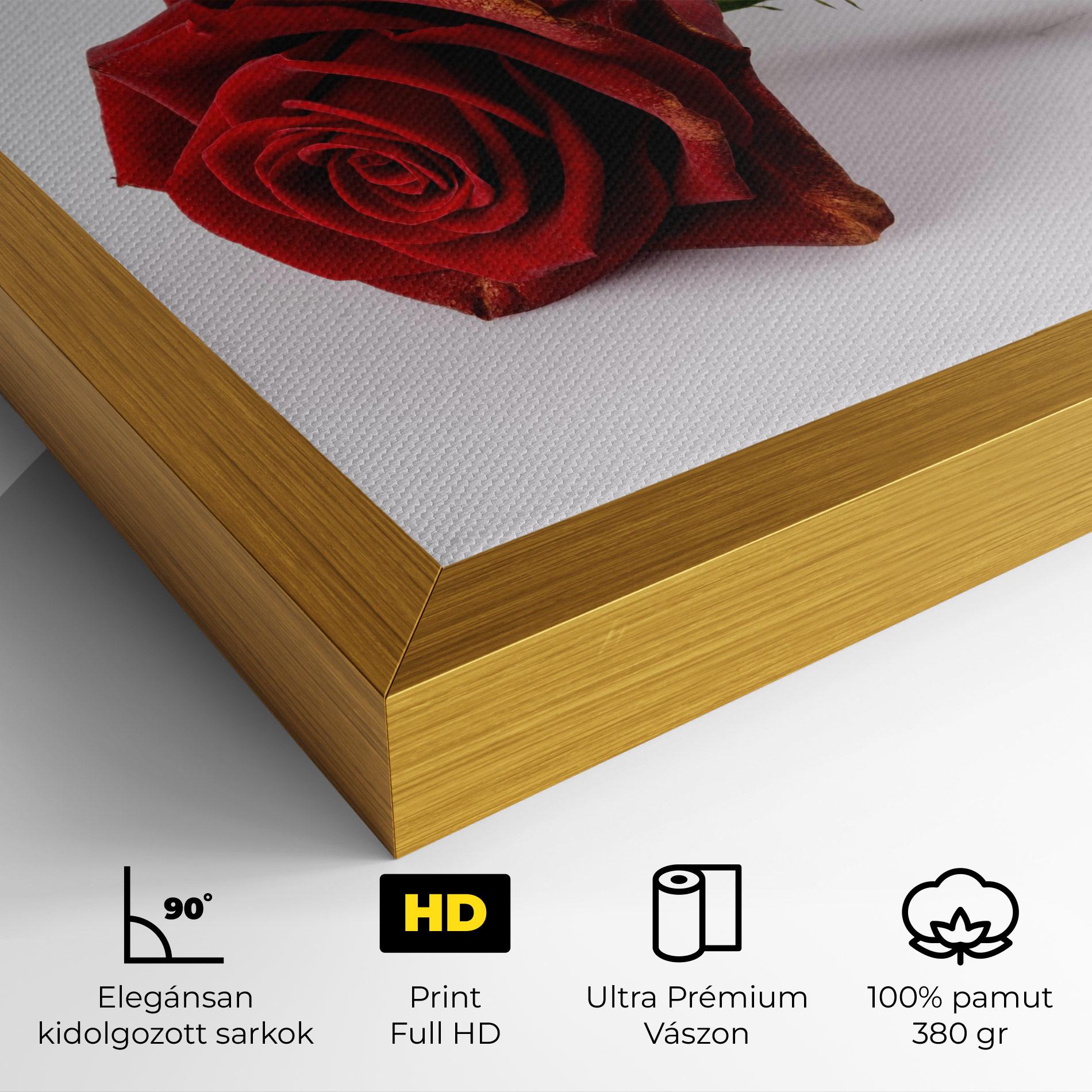 Vászonkép Lonely Rose mockup 4