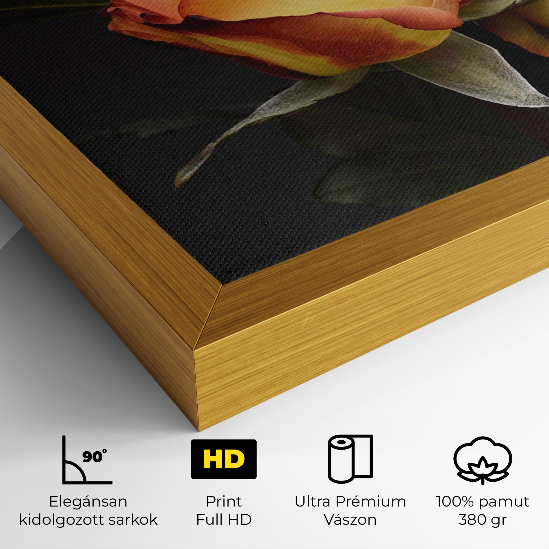 Vászonkép Orange Rose mockup 4