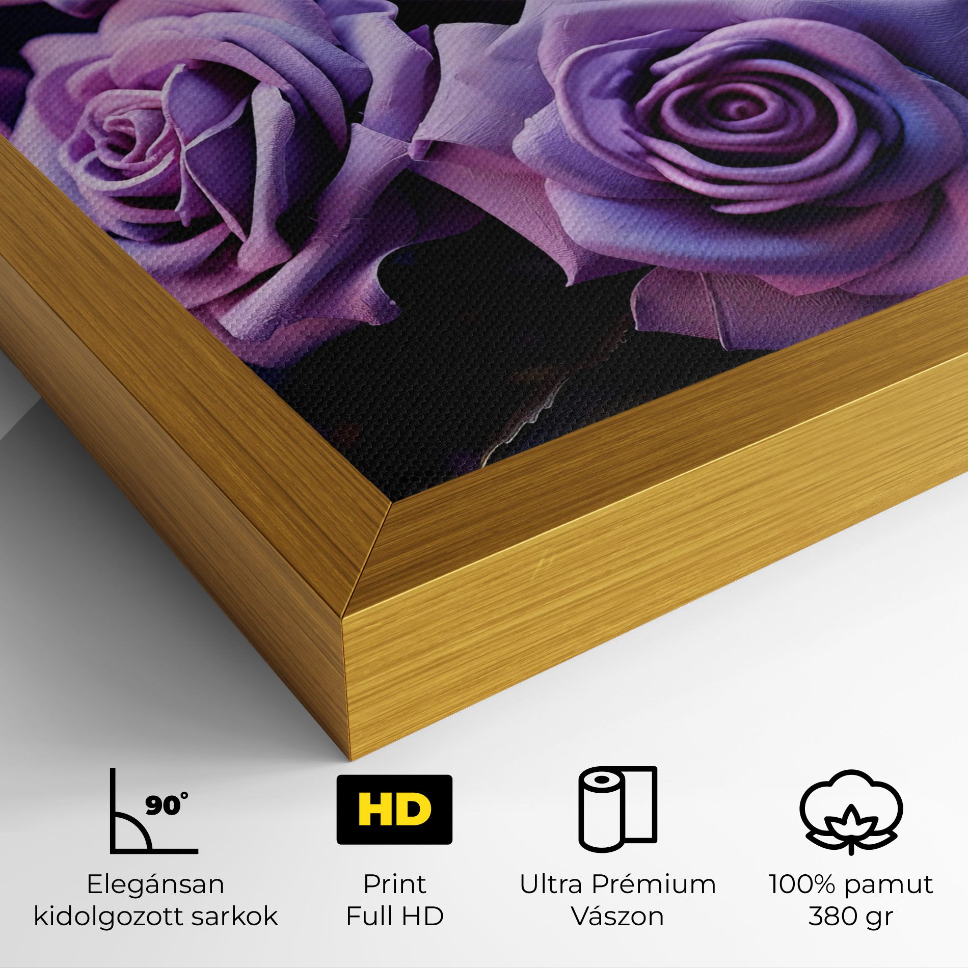 Pastel Purple Rose mockup 4