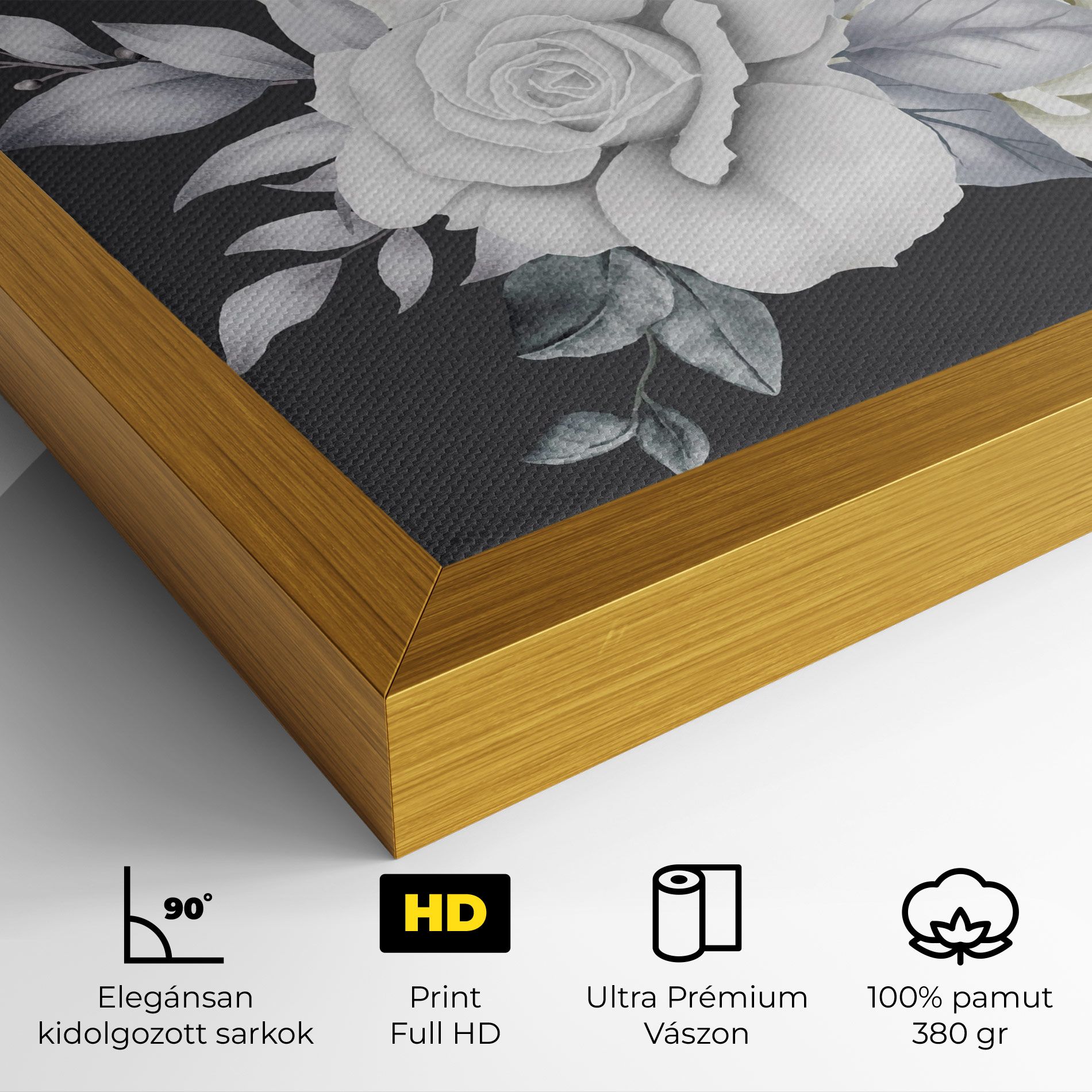 White Grey Rose mockup 4