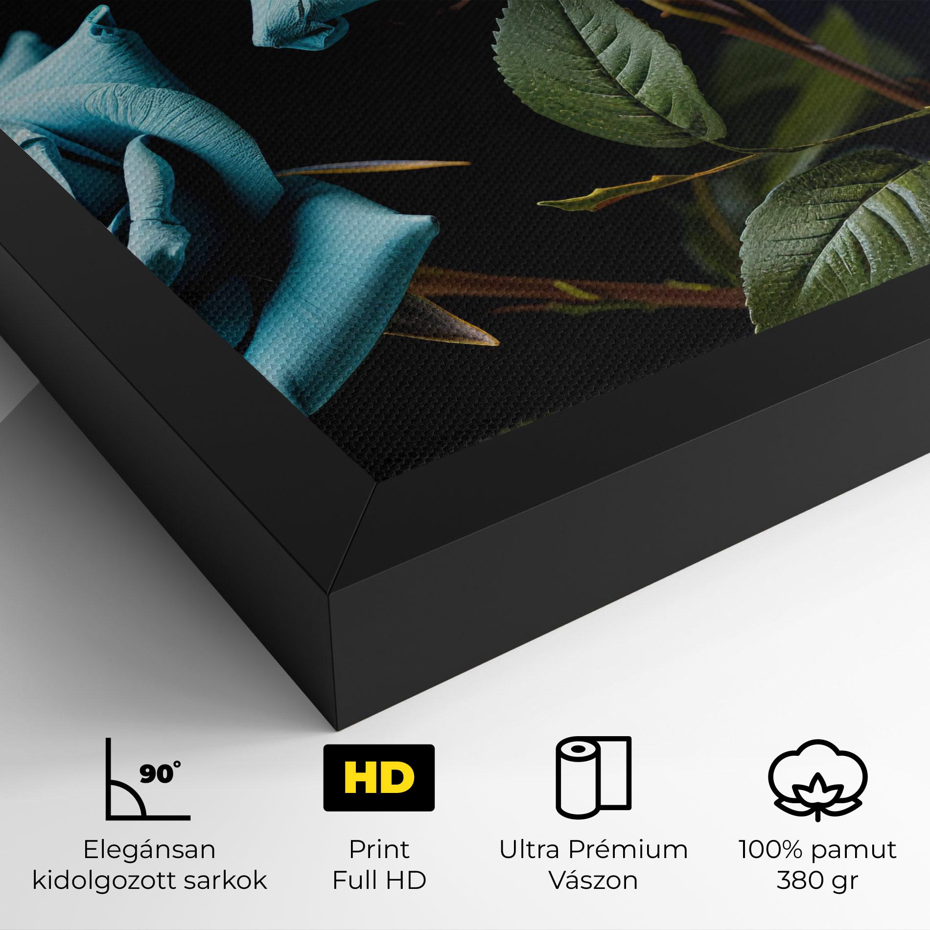 Vászonkép Blue Roses mockup 4