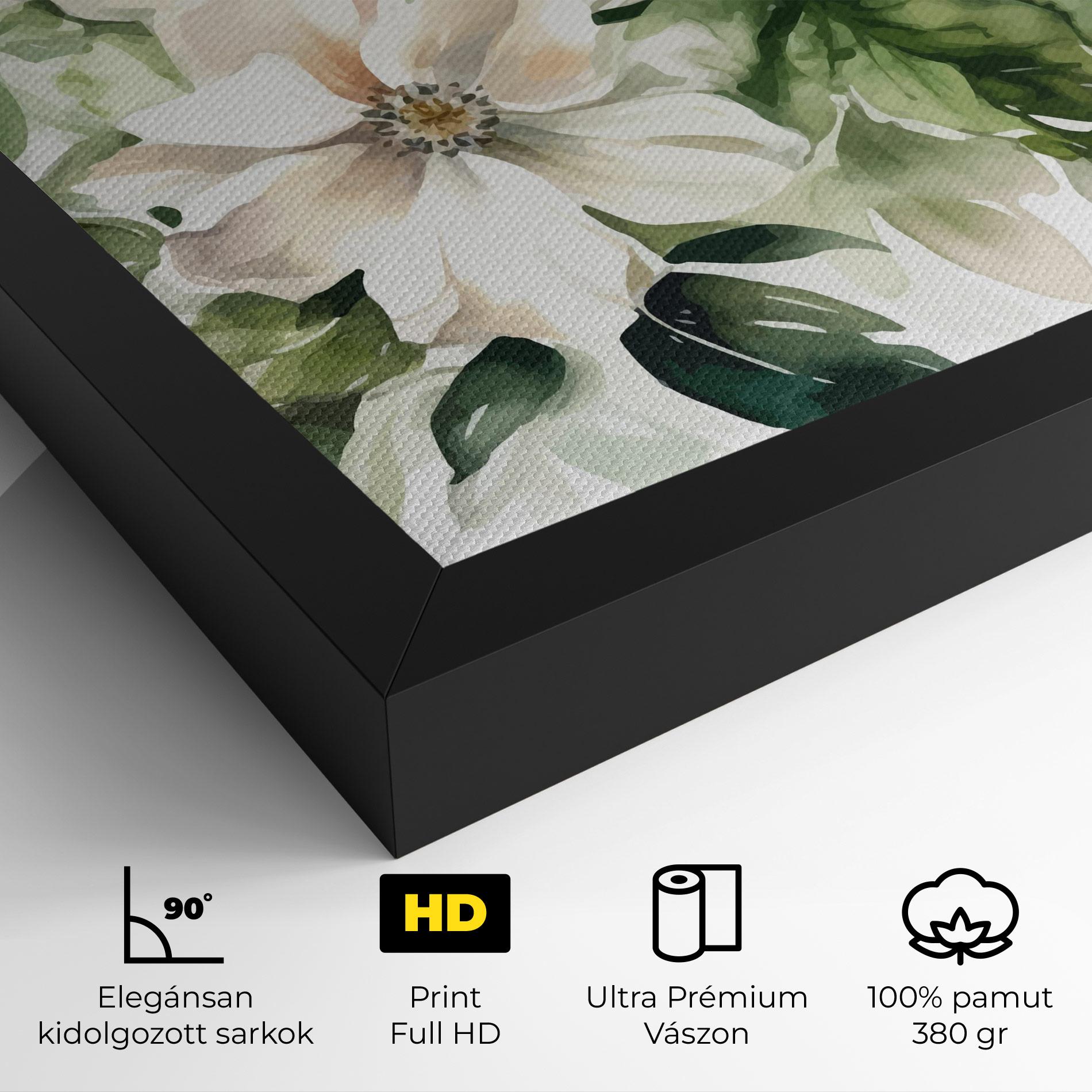 Vászonkép Opened Rose mockup 4