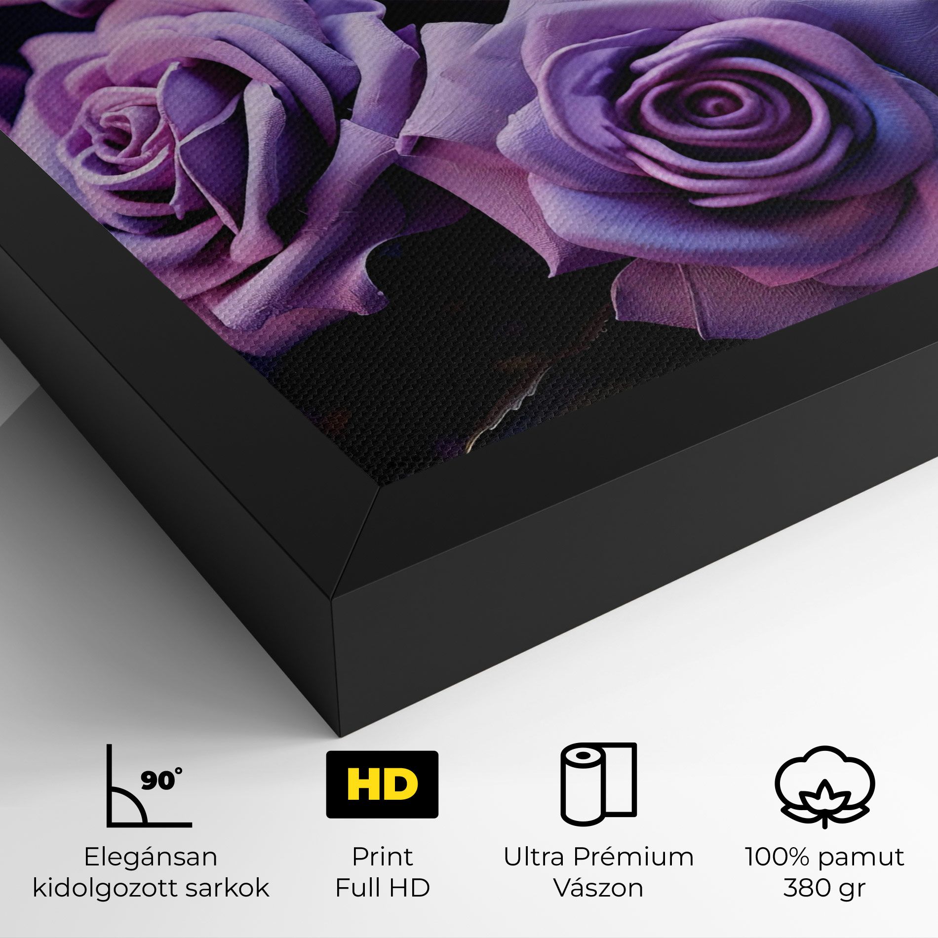 Pastel Purple Rose mockup 4