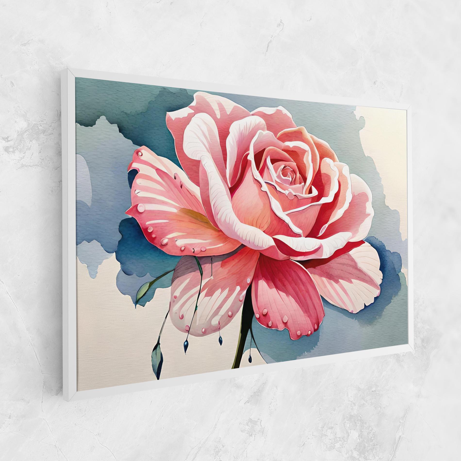 Vászonkép Bih Pink Rose mockup 1