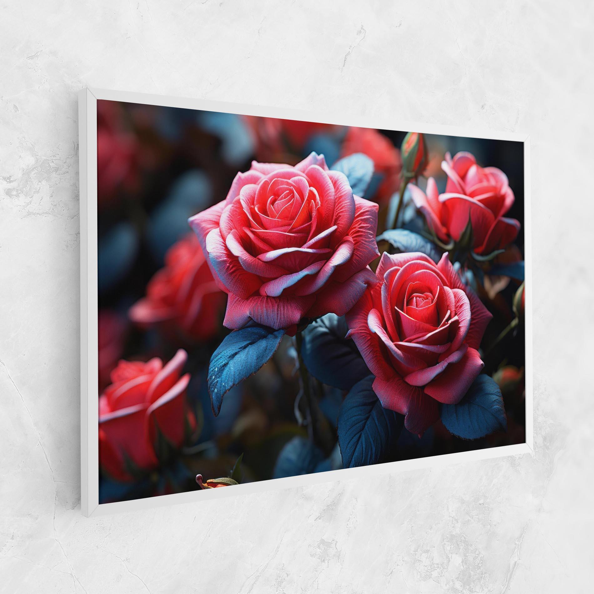 Vászonkép Dark Pink Rose mockup 1