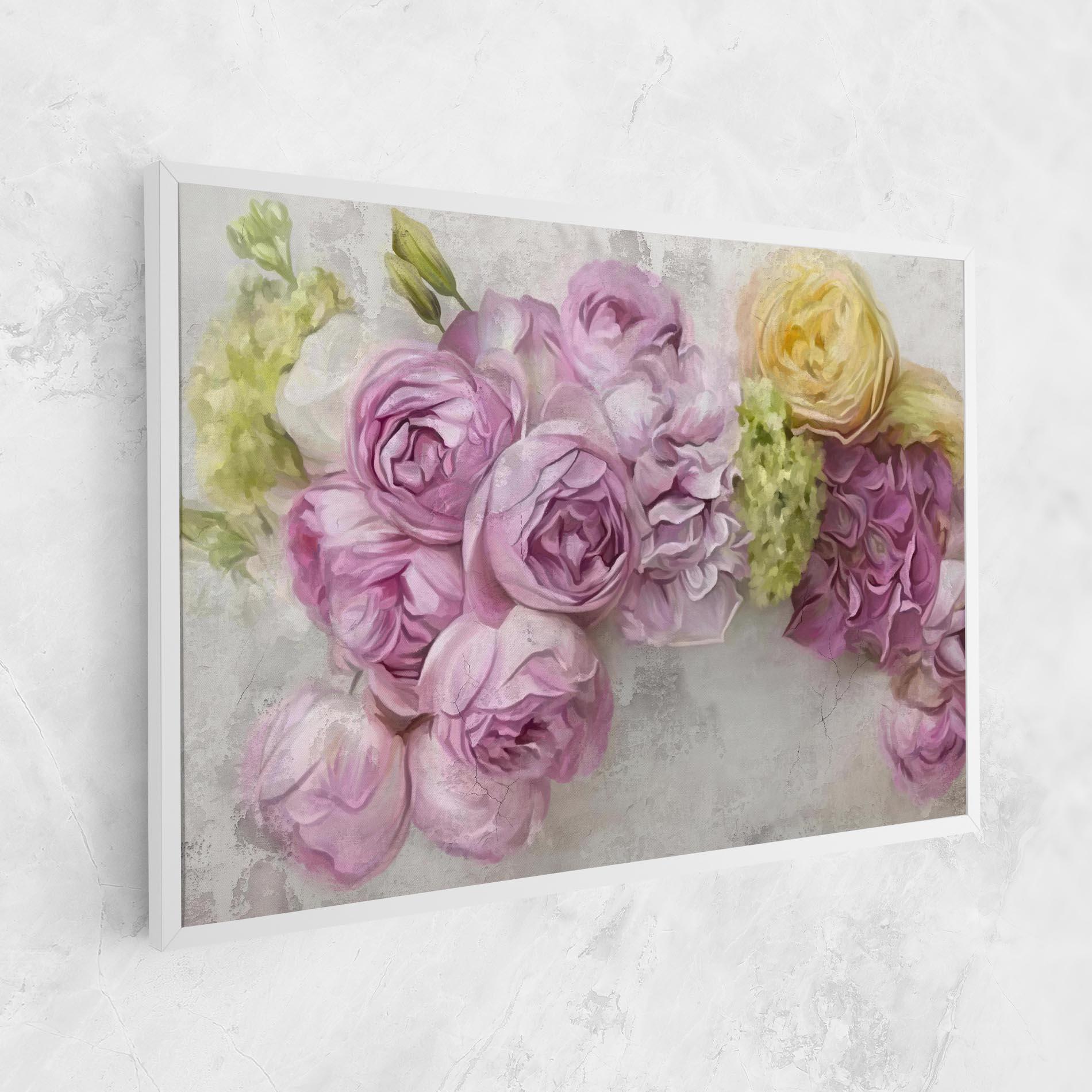 Vászonkép Trandafiri Colorati mockup 1