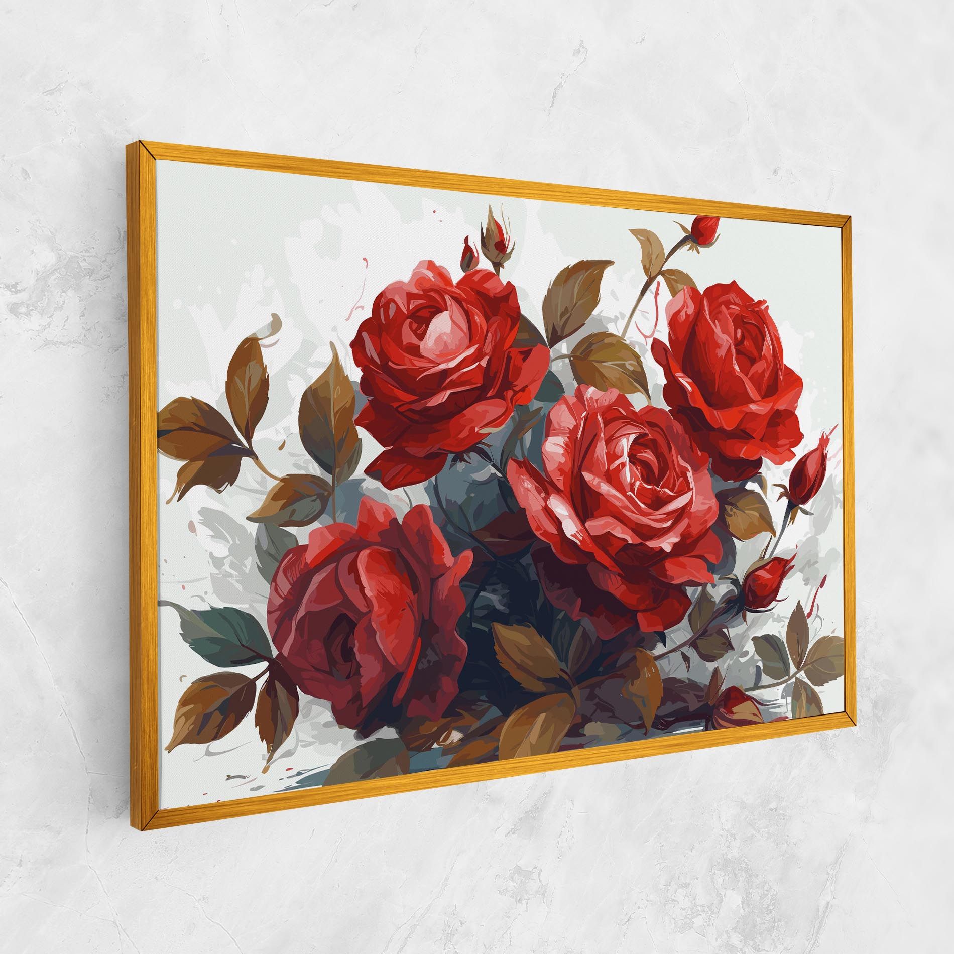Beautiful Red Roses mockup 1