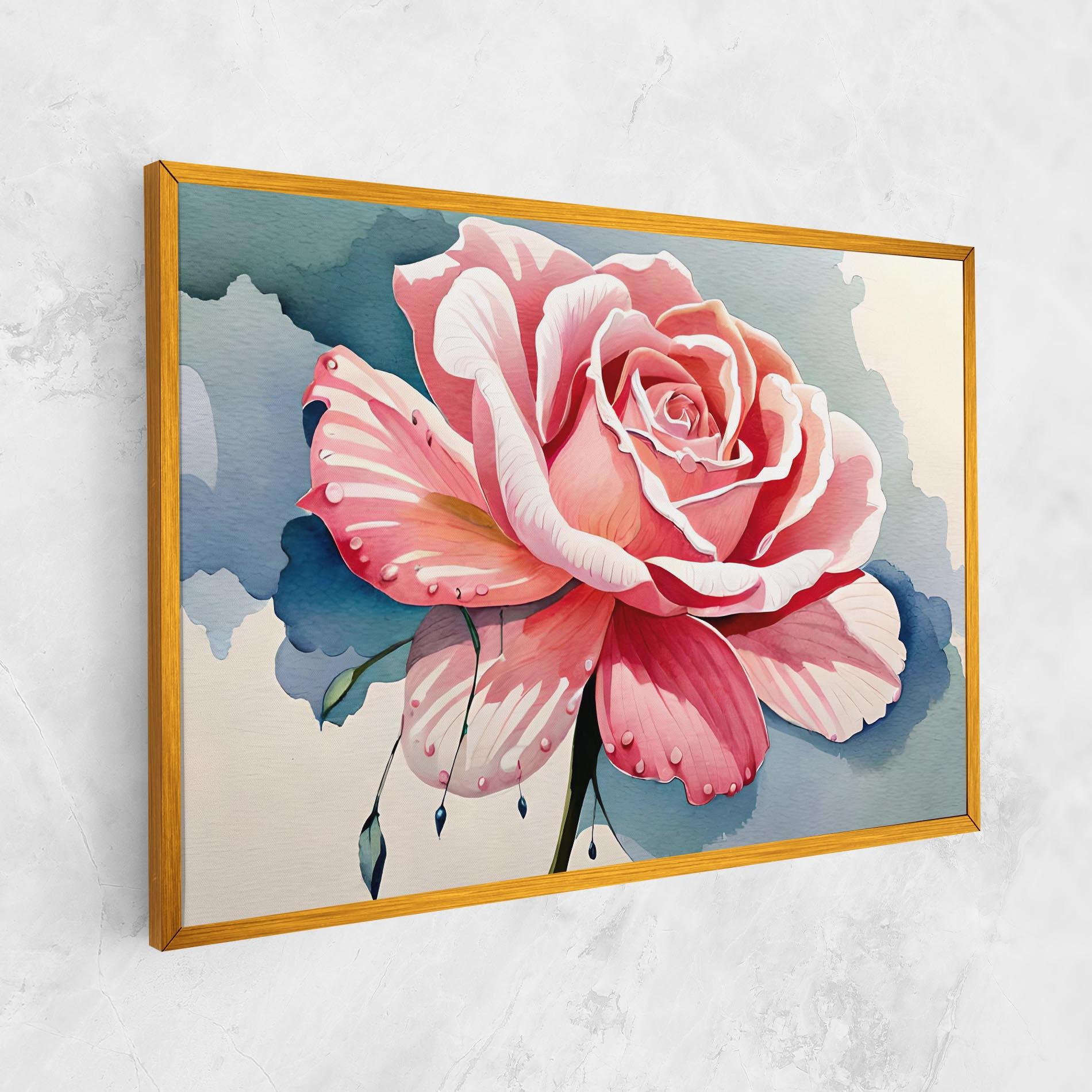 Vászonkép Bih Pink Rose mockup 1