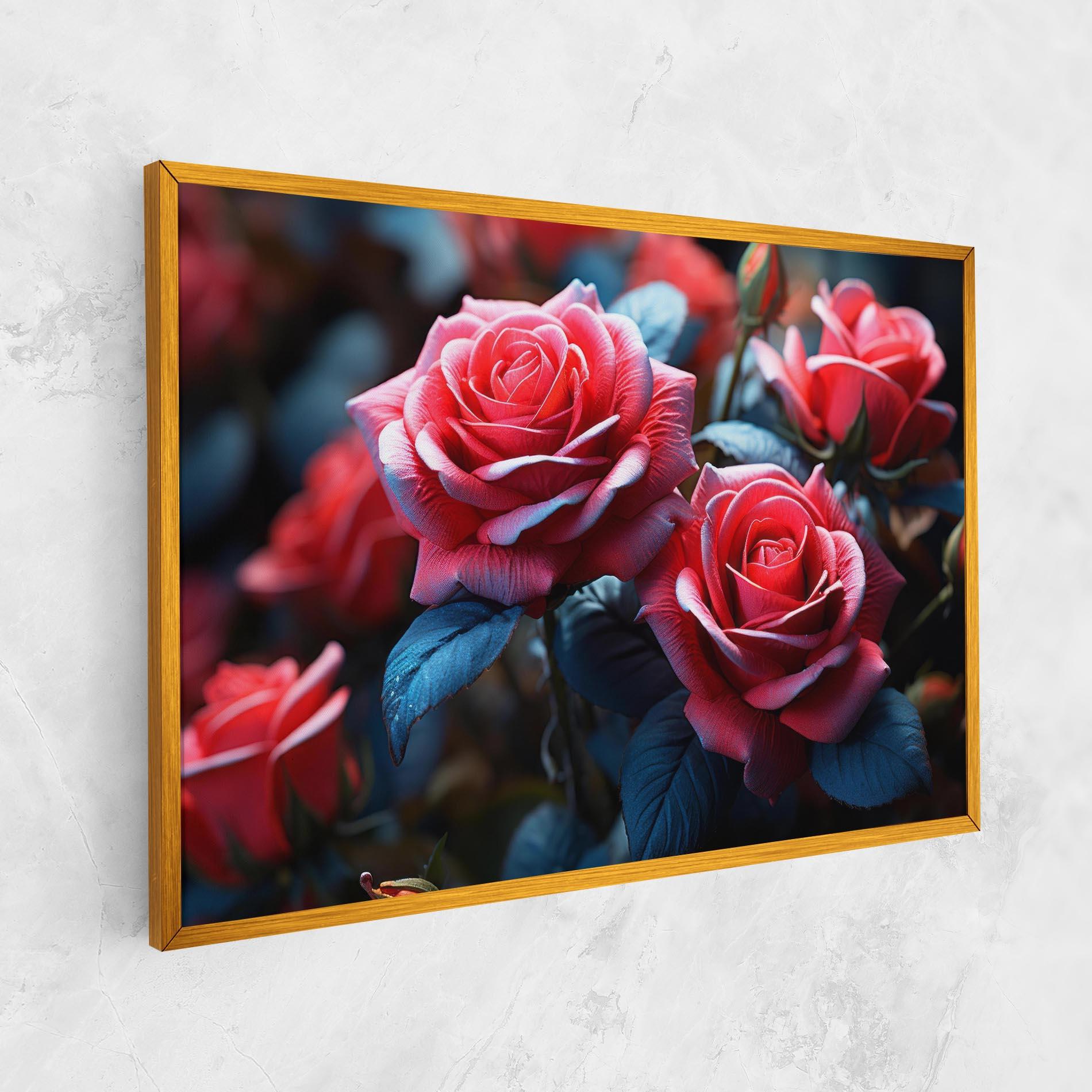 Vászonkép Dark Pink Rose mockup 1