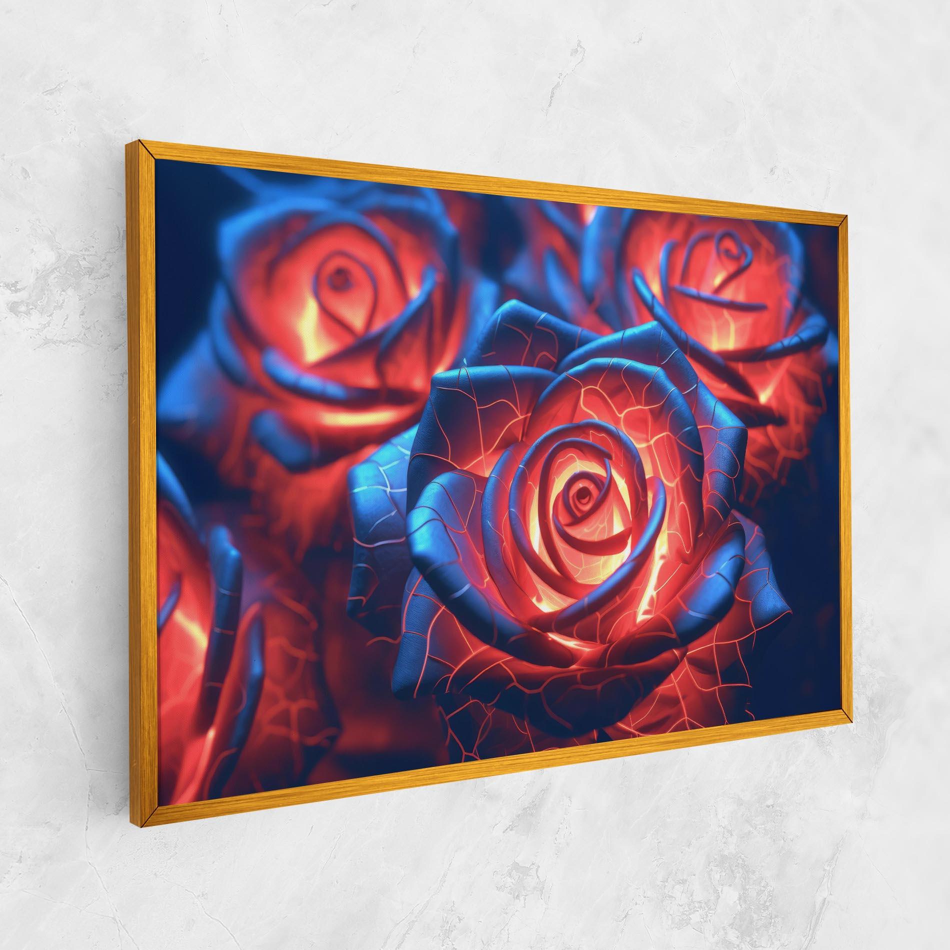 Vászonkép Glowing Roses mockup 1