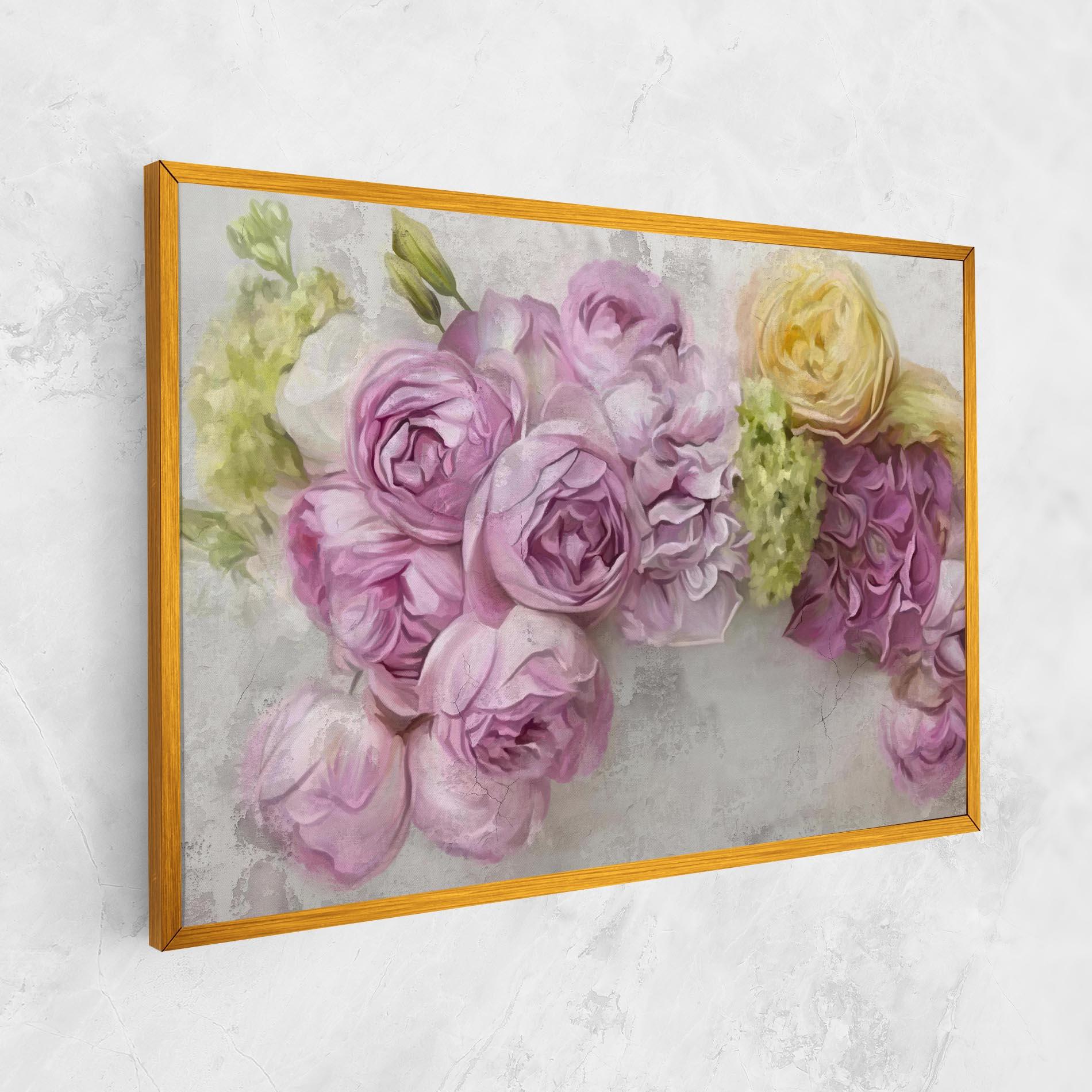 Vászonkép Trandafiri Colorati mockup 1