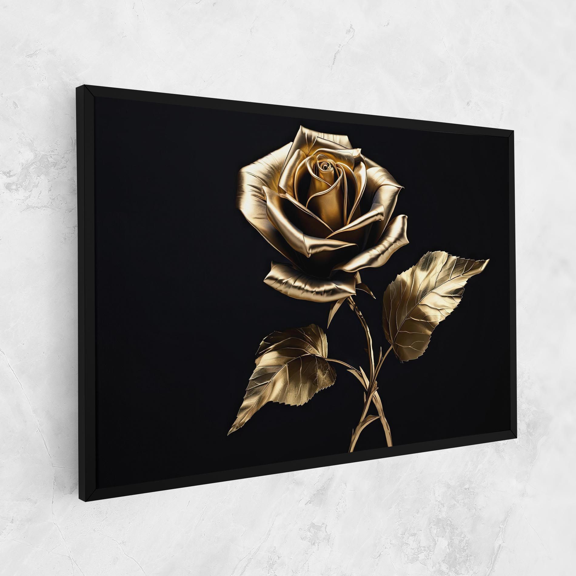 Beautiful Golden Rose mockup 1