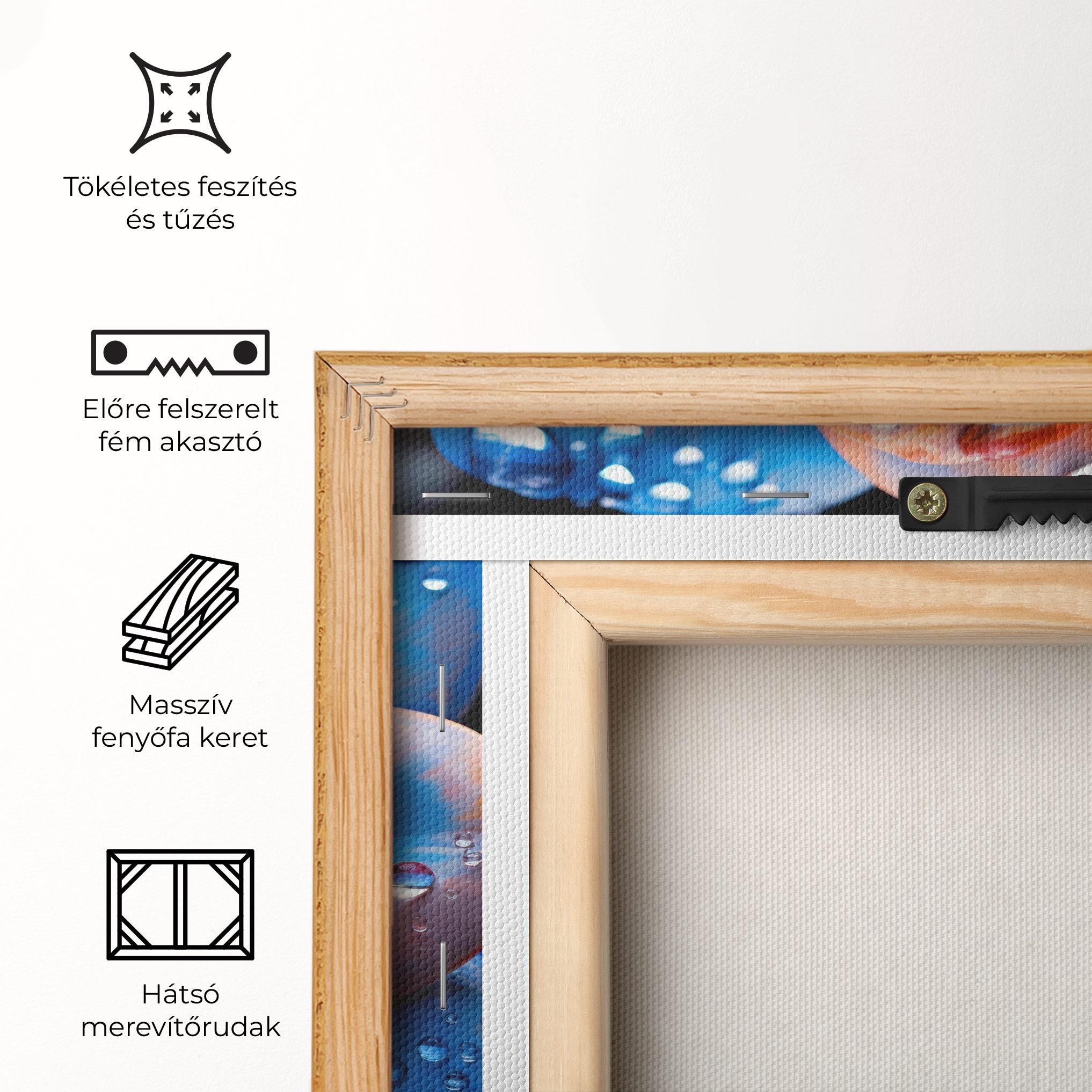 Vászonkép Orange Blue Rose mockup 5