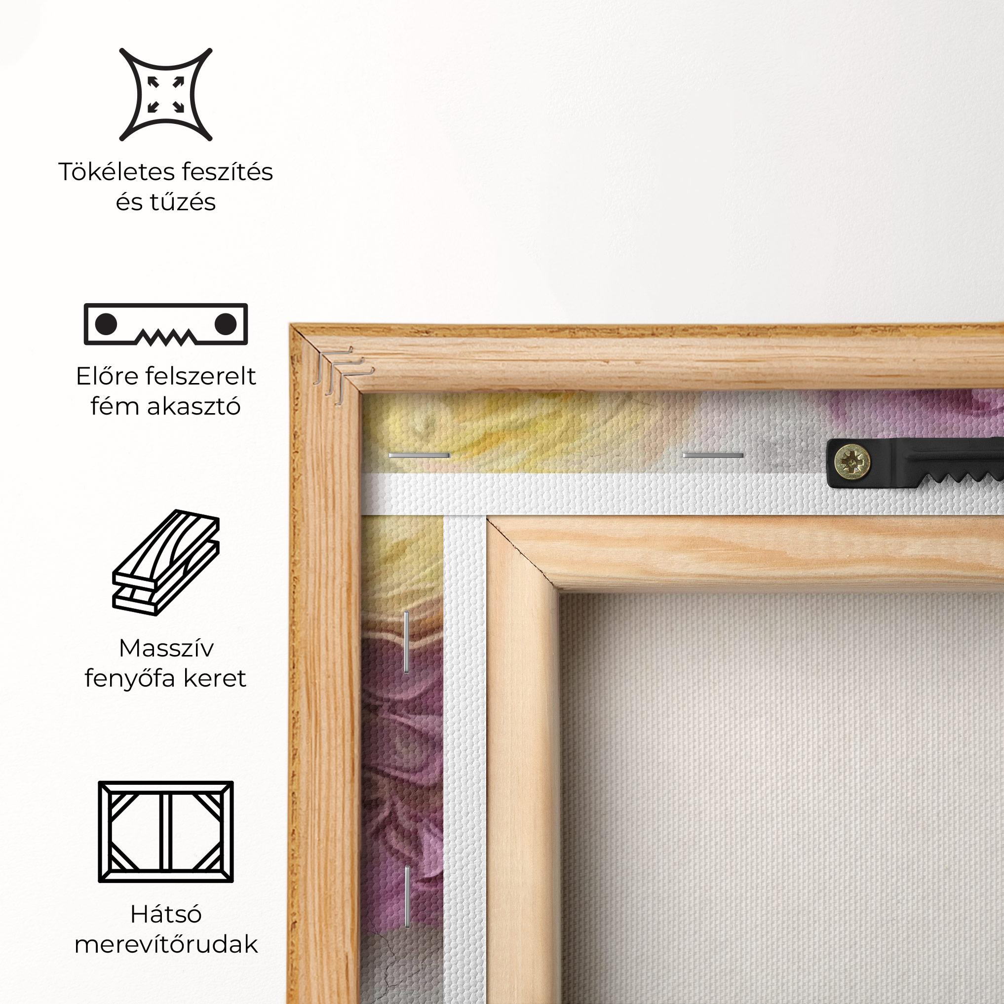 Vászonkép Trandafiri Colorati mockup 5